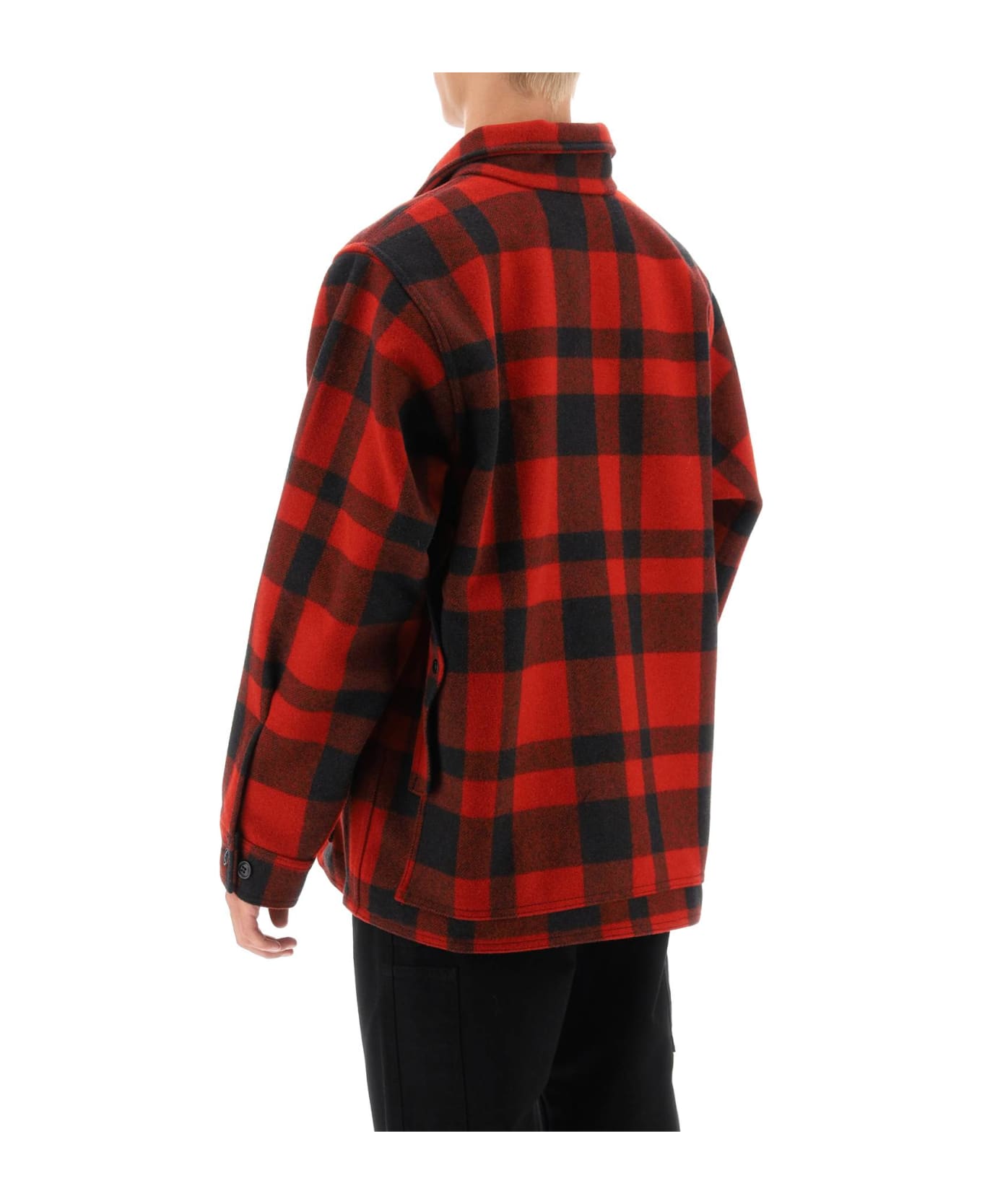 Filson Mackinaw Wool Cruiser Jacket - Red