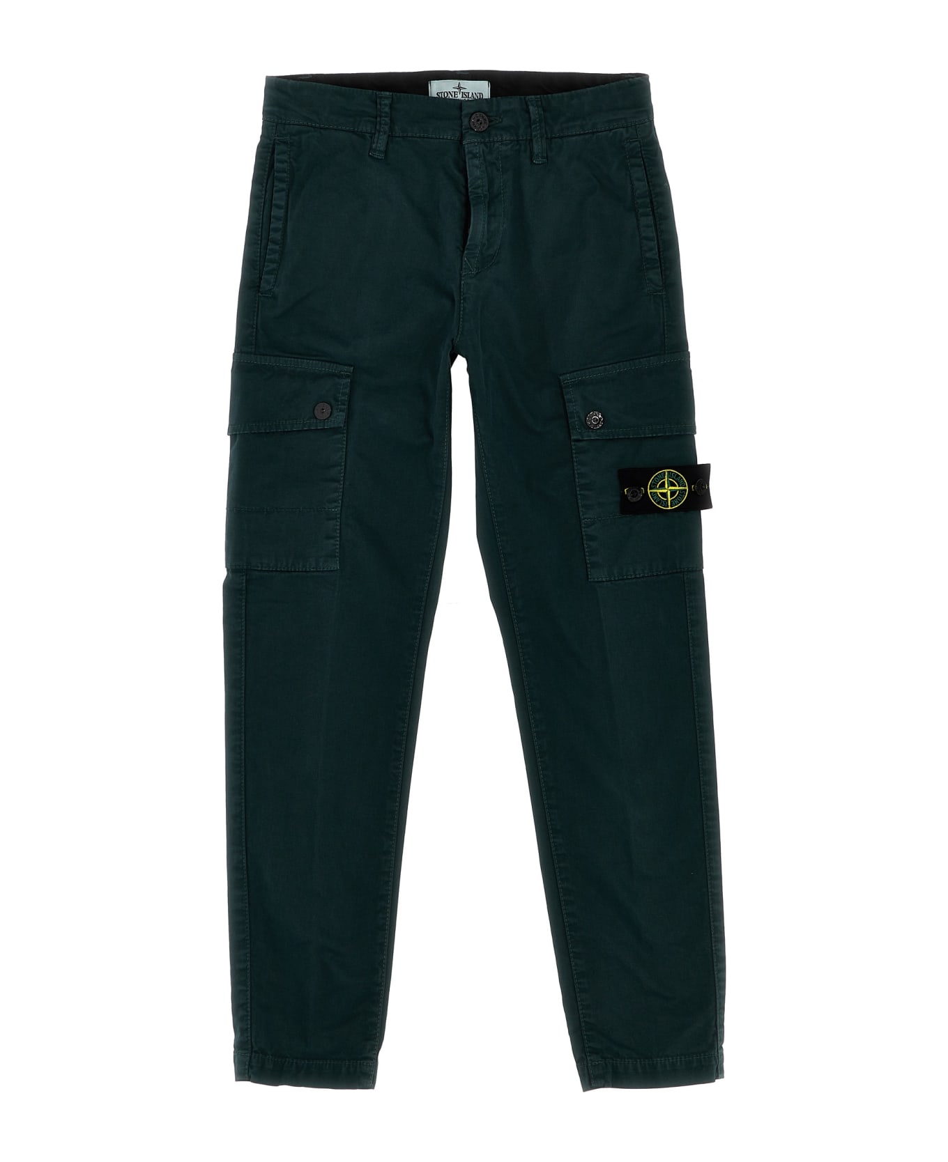 Stone Island Logo Patch Trousers