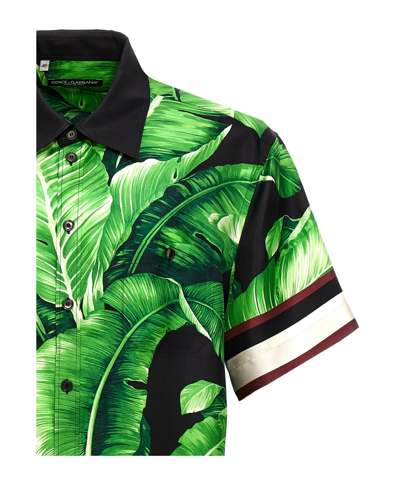 Dolce & Gabbana Banano Silk Shirt - Green シャツ