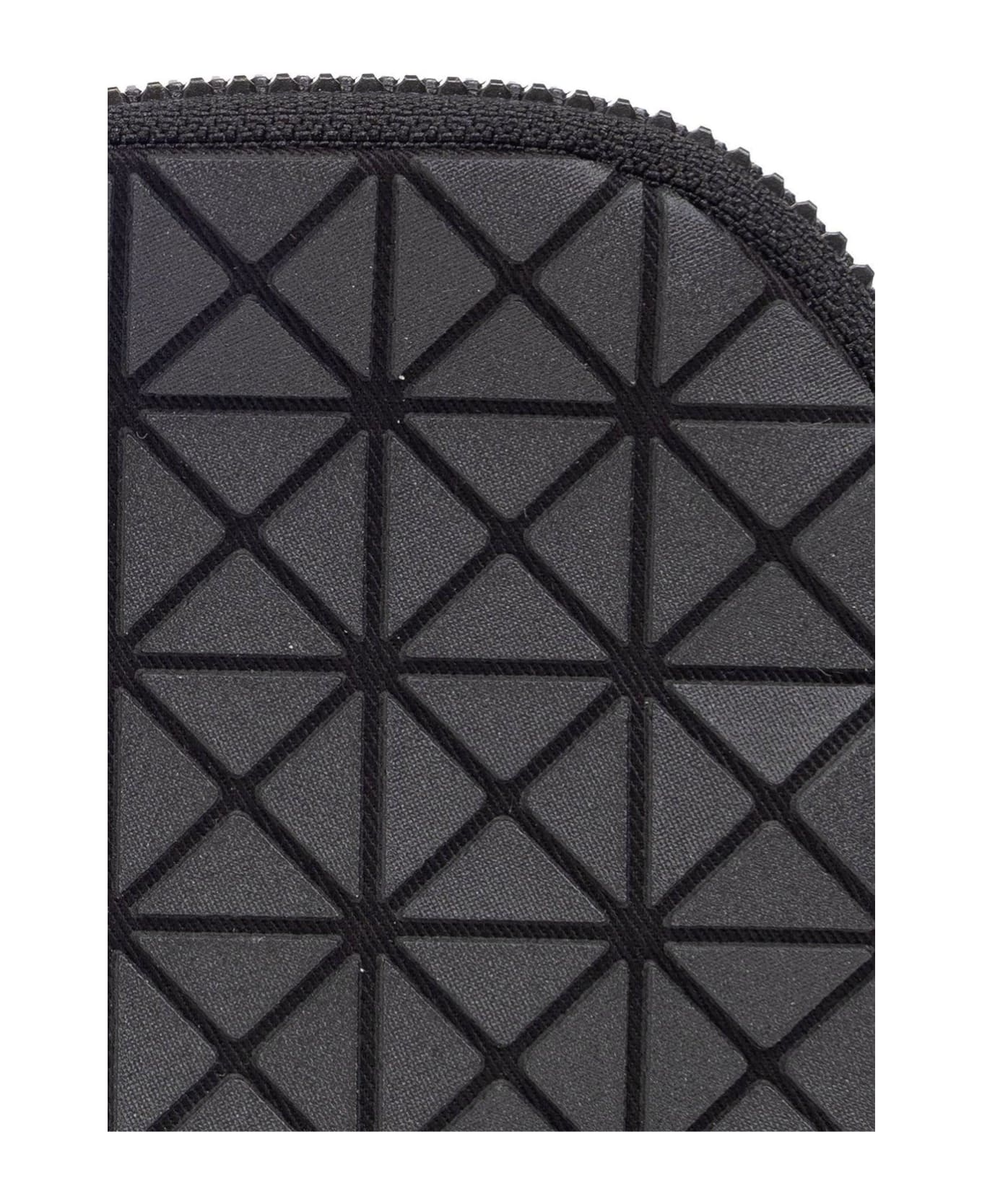 Bao Bao Issey Miyake Geometric-patterned Zip Around Wallet - BLACK