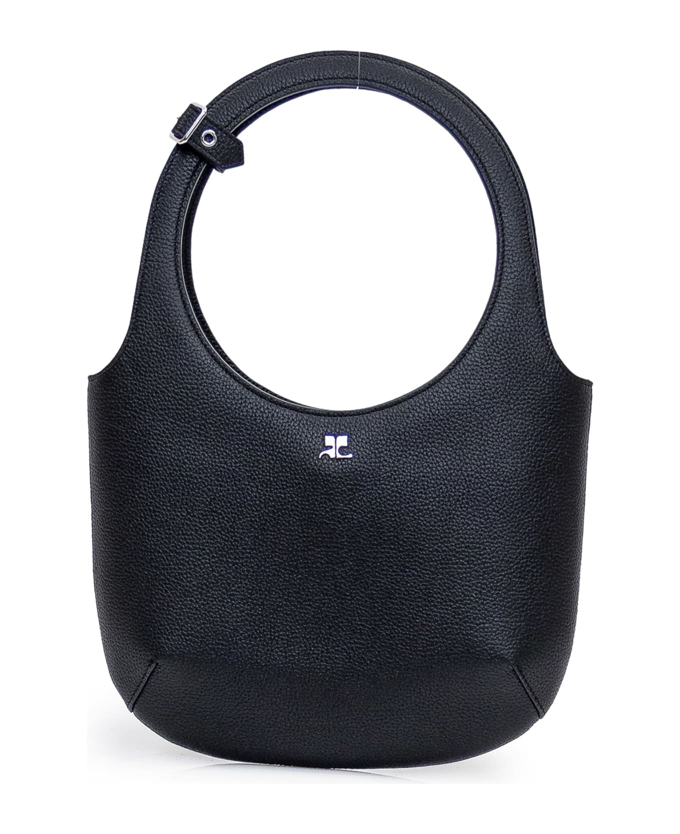 Courrèges Leather Bag - BLACK