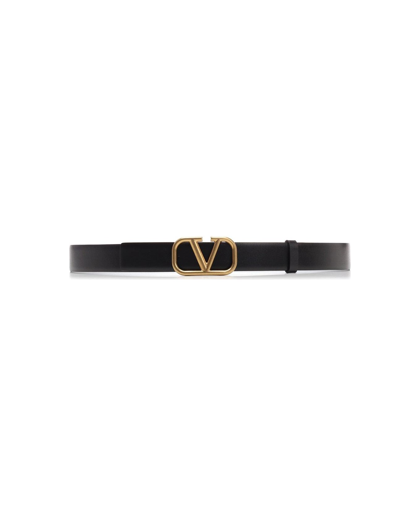 Valentino Garavani Vlogo Signature Buckle Belt