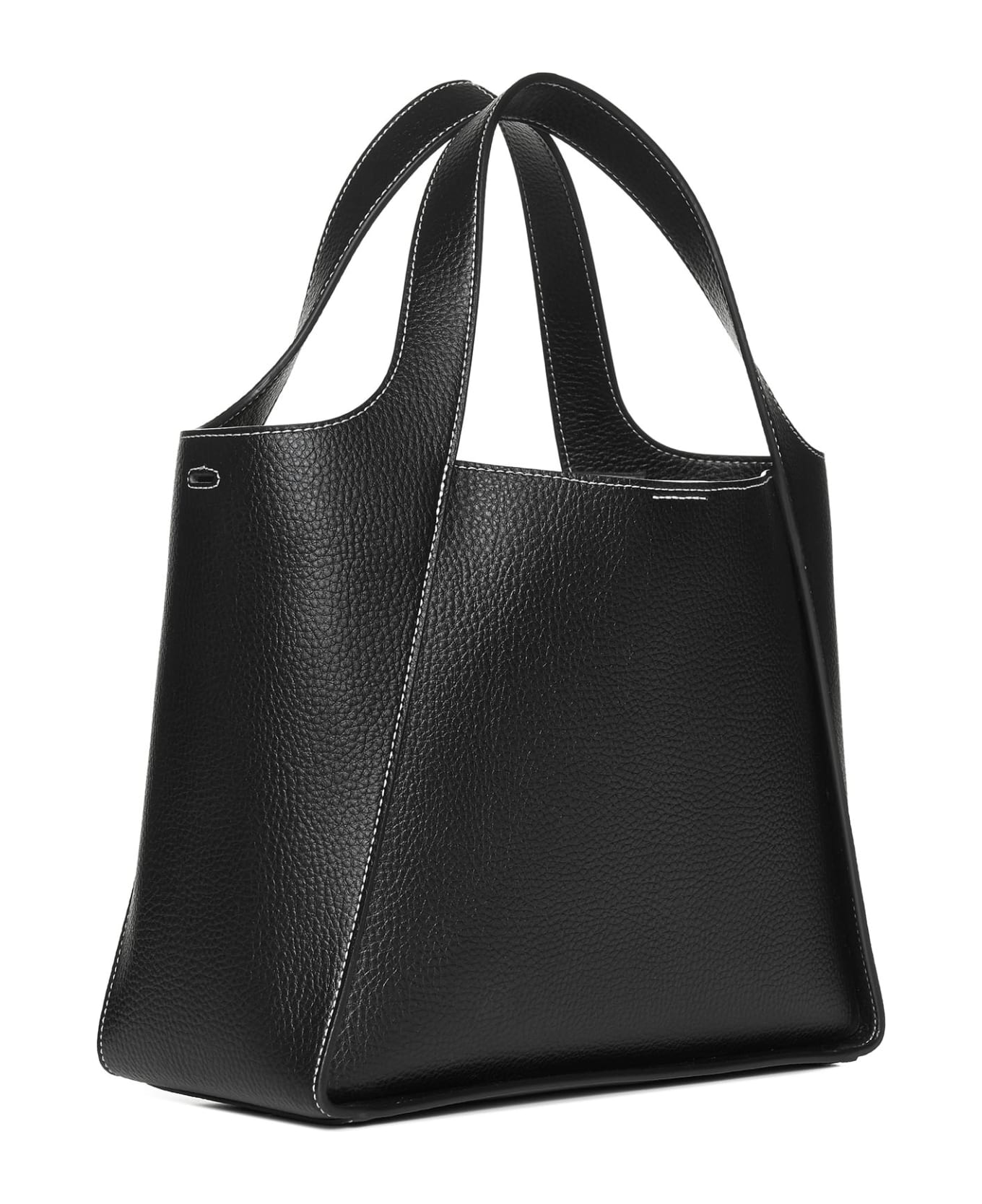 Stella McCartney Shoulder Bag With Logo - Black