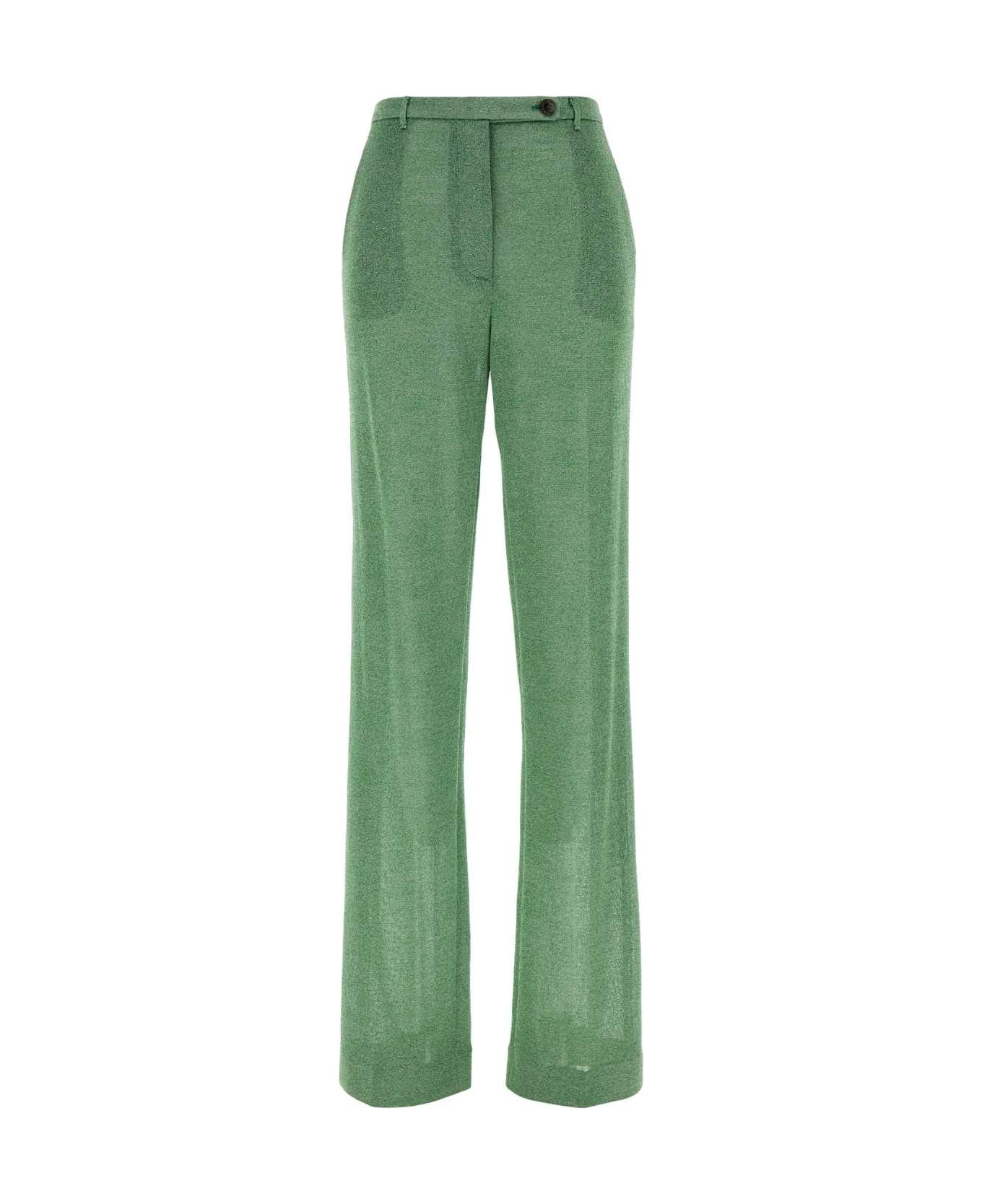 Miu Miu Green Viscose Blend Pant - PRATO