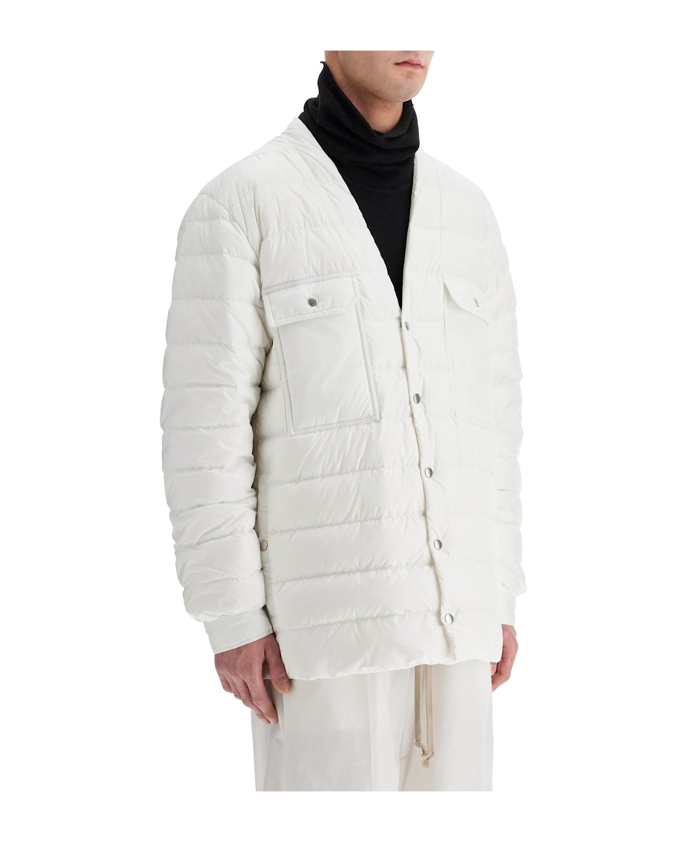 Moncler + Rick Owens Quilted Boxy - WHITE