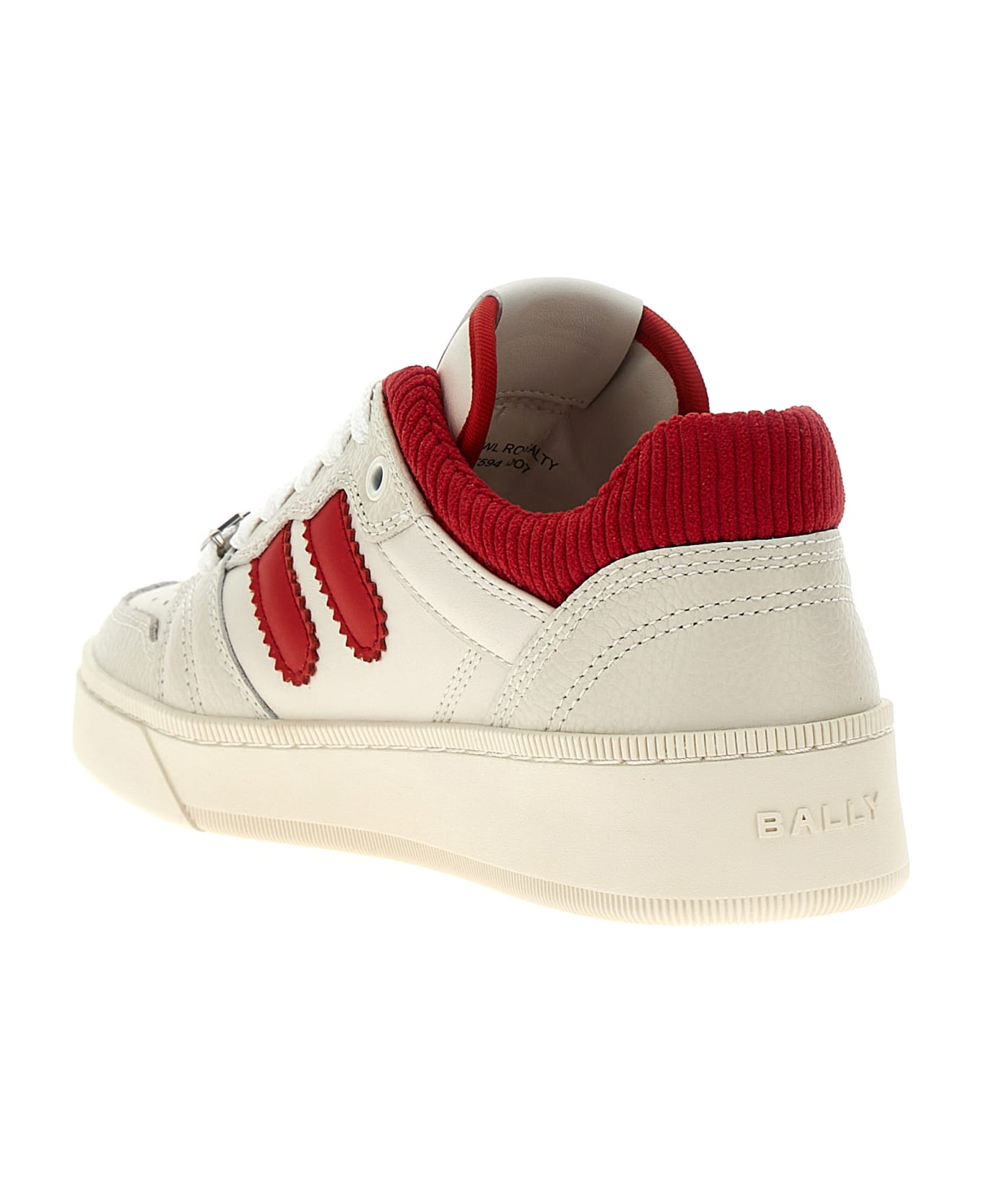 Bally 'royalty' Sneakers - WHITE/RED スニーカー