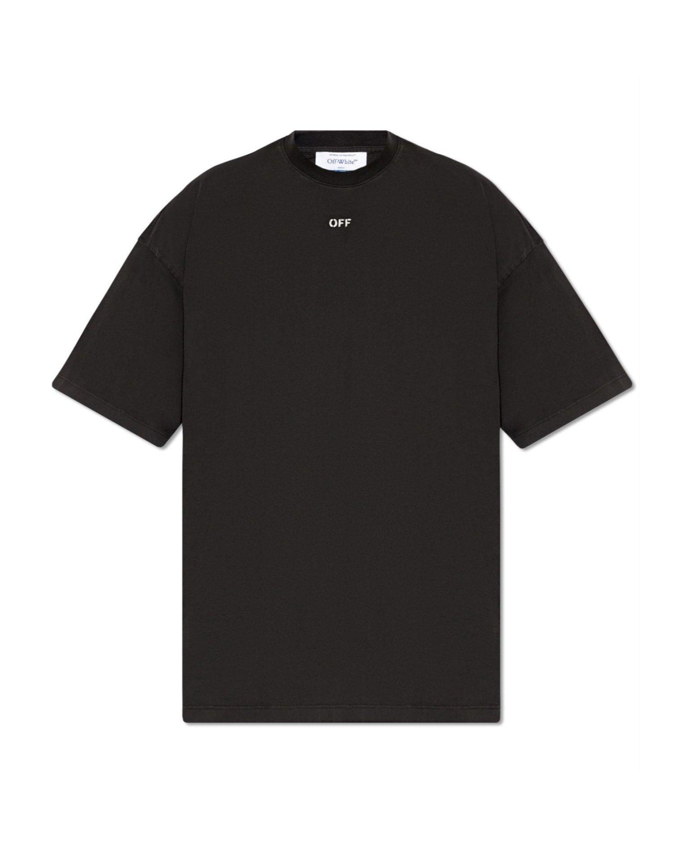 Off-White S. Matthew Over T-shirt - BLACK GREY シャツ