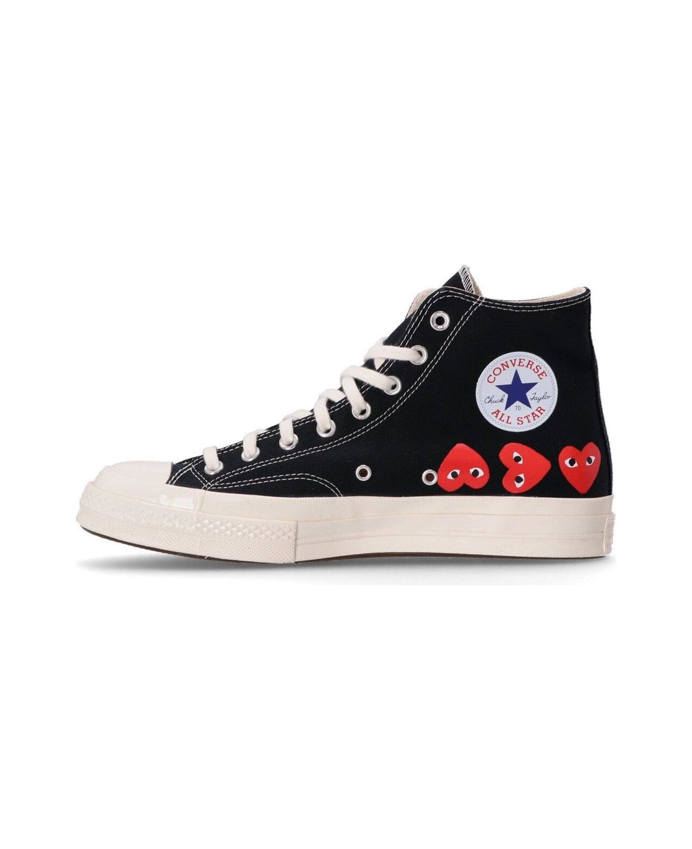 Comme des Garçons Play Converse X Comme Des Garcons Play Chuck 70 High Top Sneakers