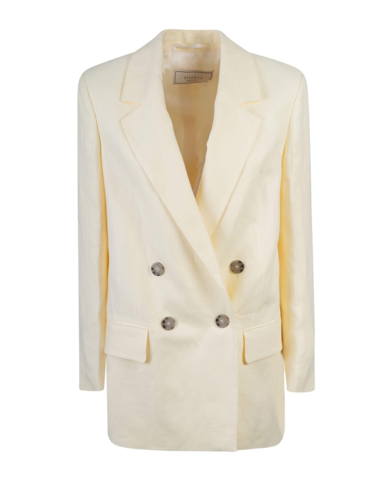 Peserico Double-breasted Classic Blazer - C