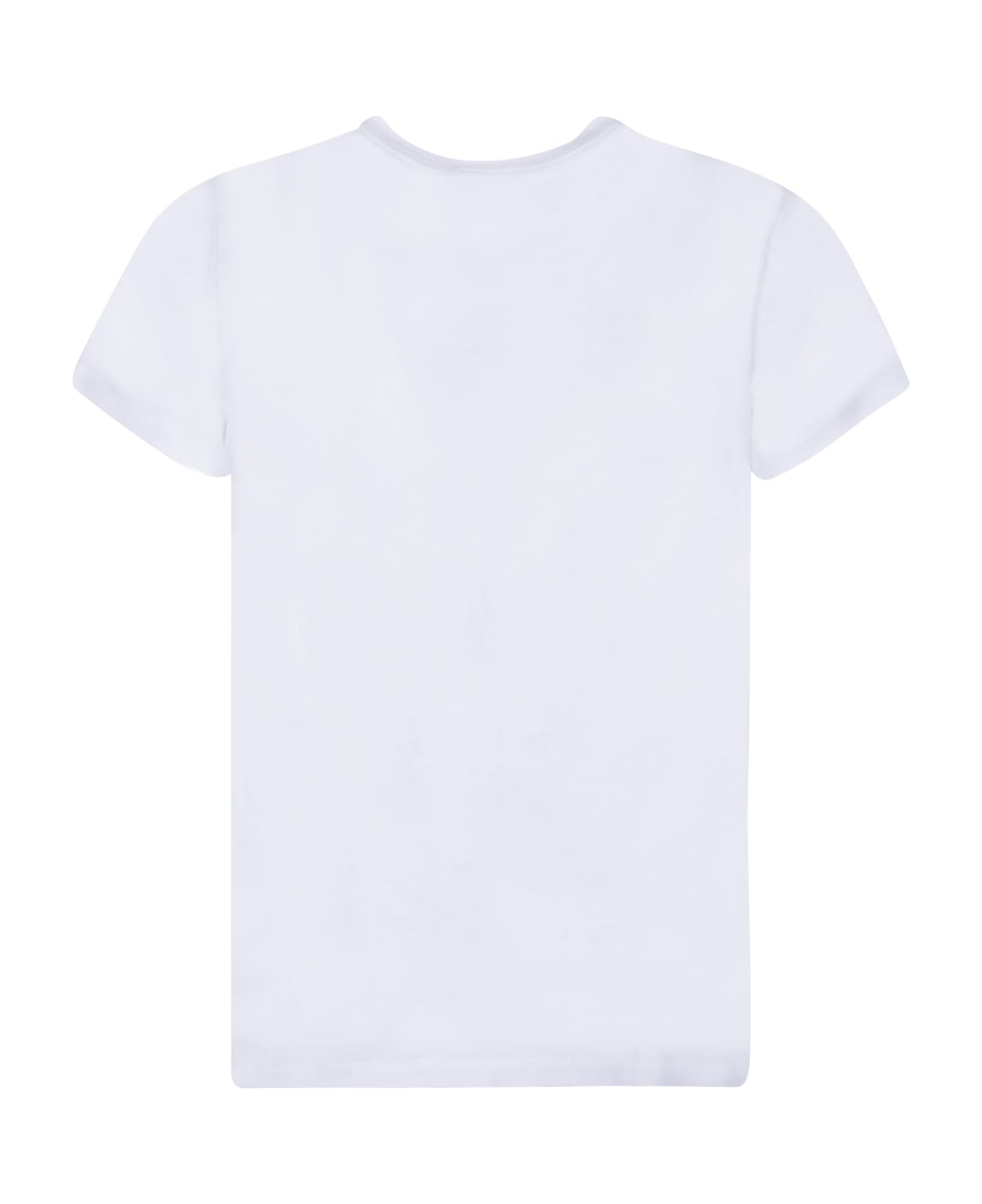 Maison Kitsuné Fox Patch T-shirt - White Tシャツ