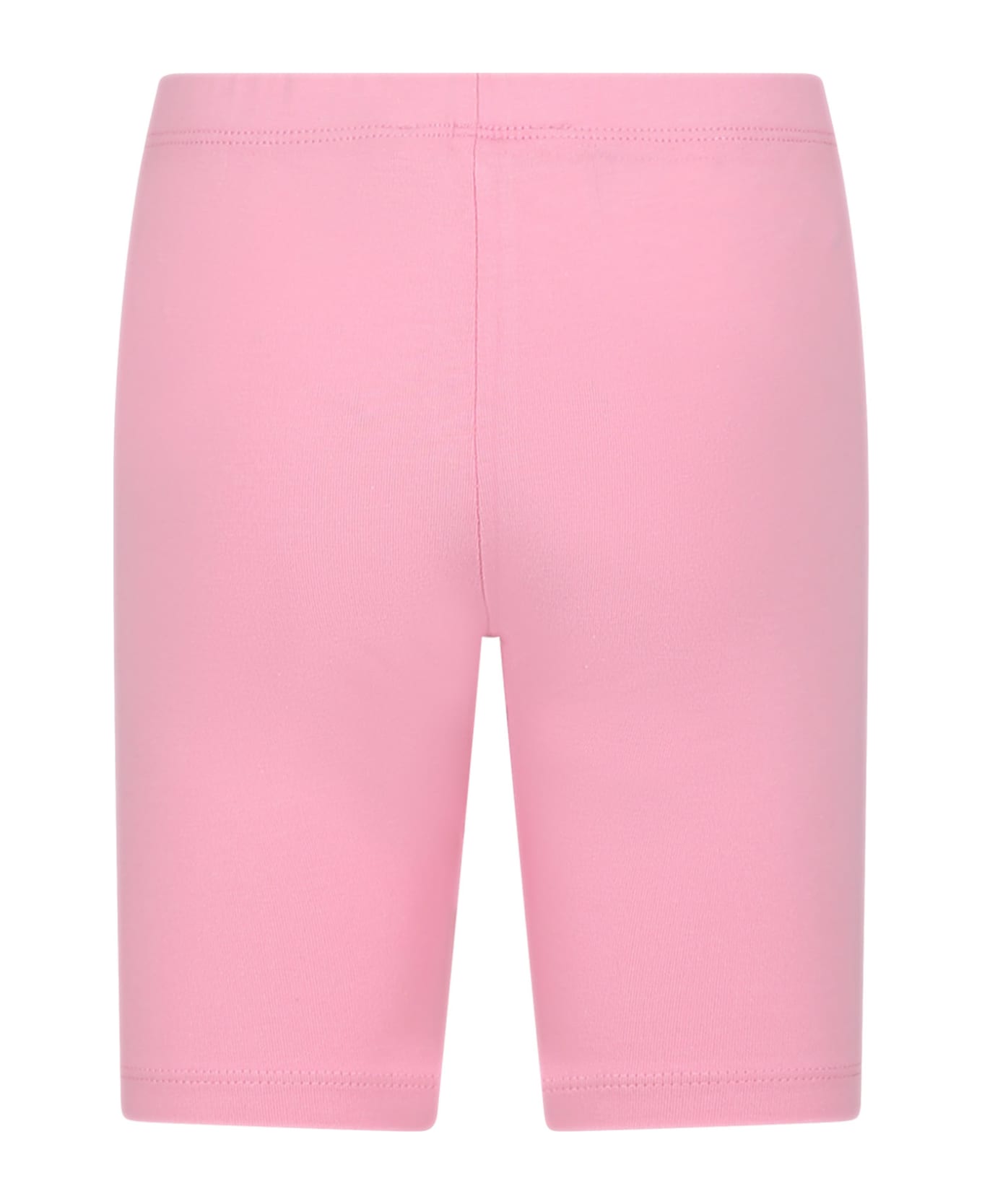 Marni Pink Sports Shorts For Girl - Pink