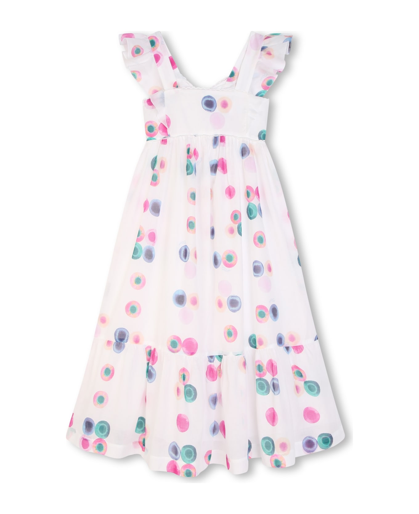 Chloé Dress With Graphic Print - Bianco