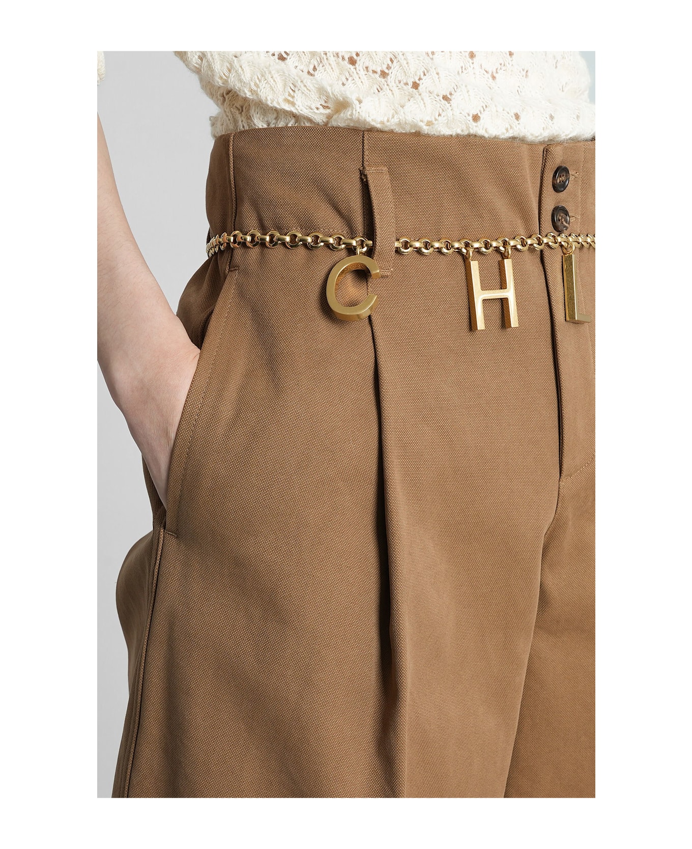 Chloé Pants In Brown Cotton - brown