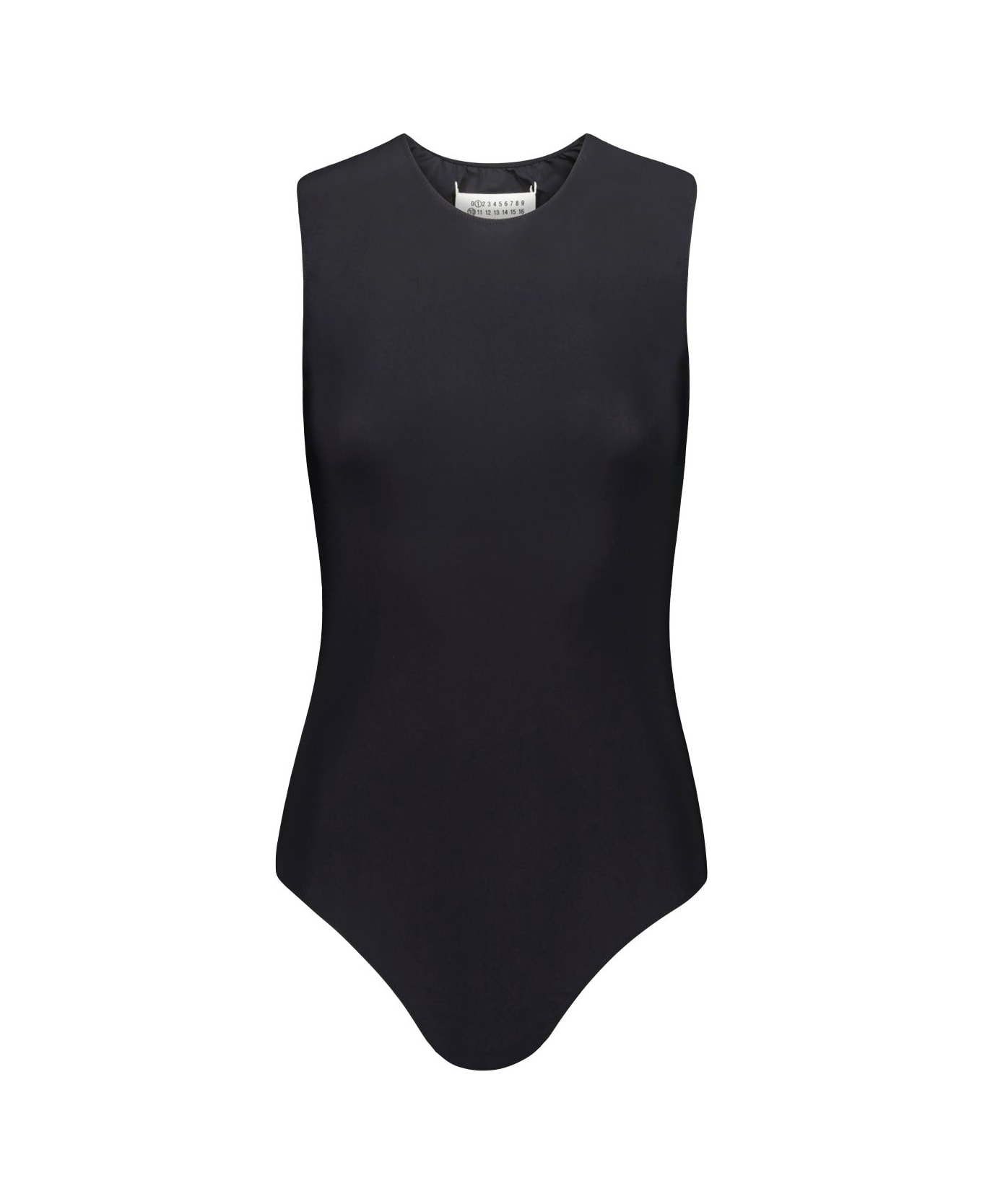 Maison Margiela Stretch-jersey Sleeveless Bodysui - Black