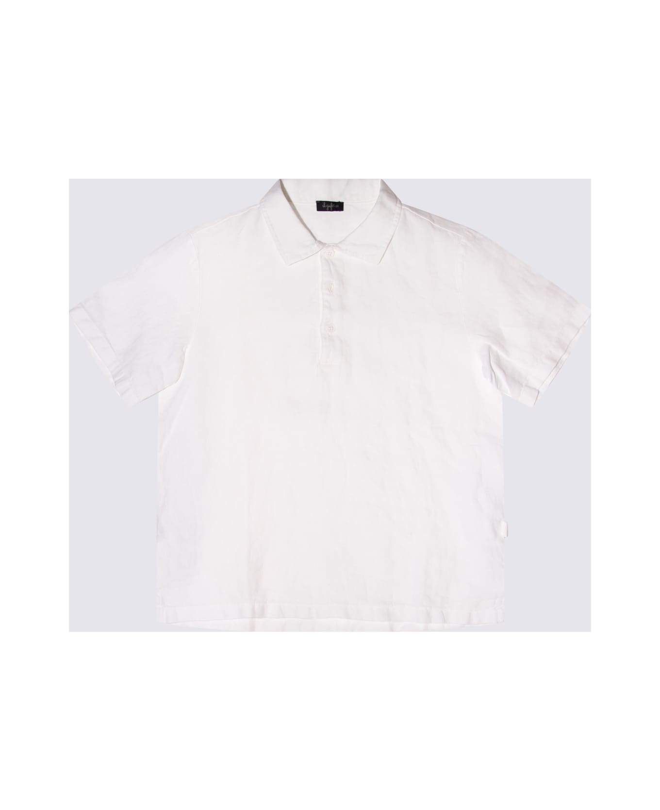 Il Gufo White Cotton Polo Shirt - White