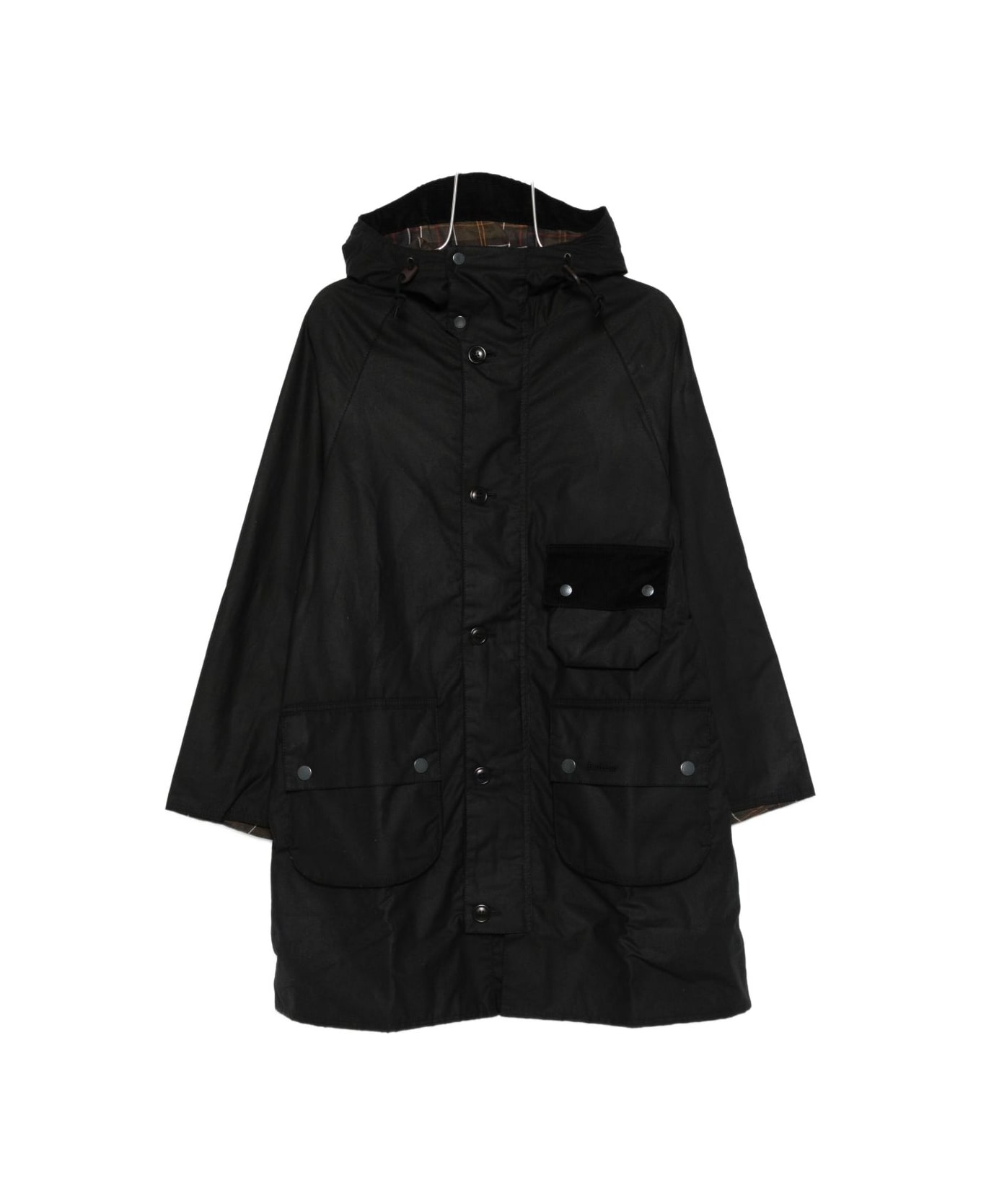 Barbour Solway Hooded Coat - Black