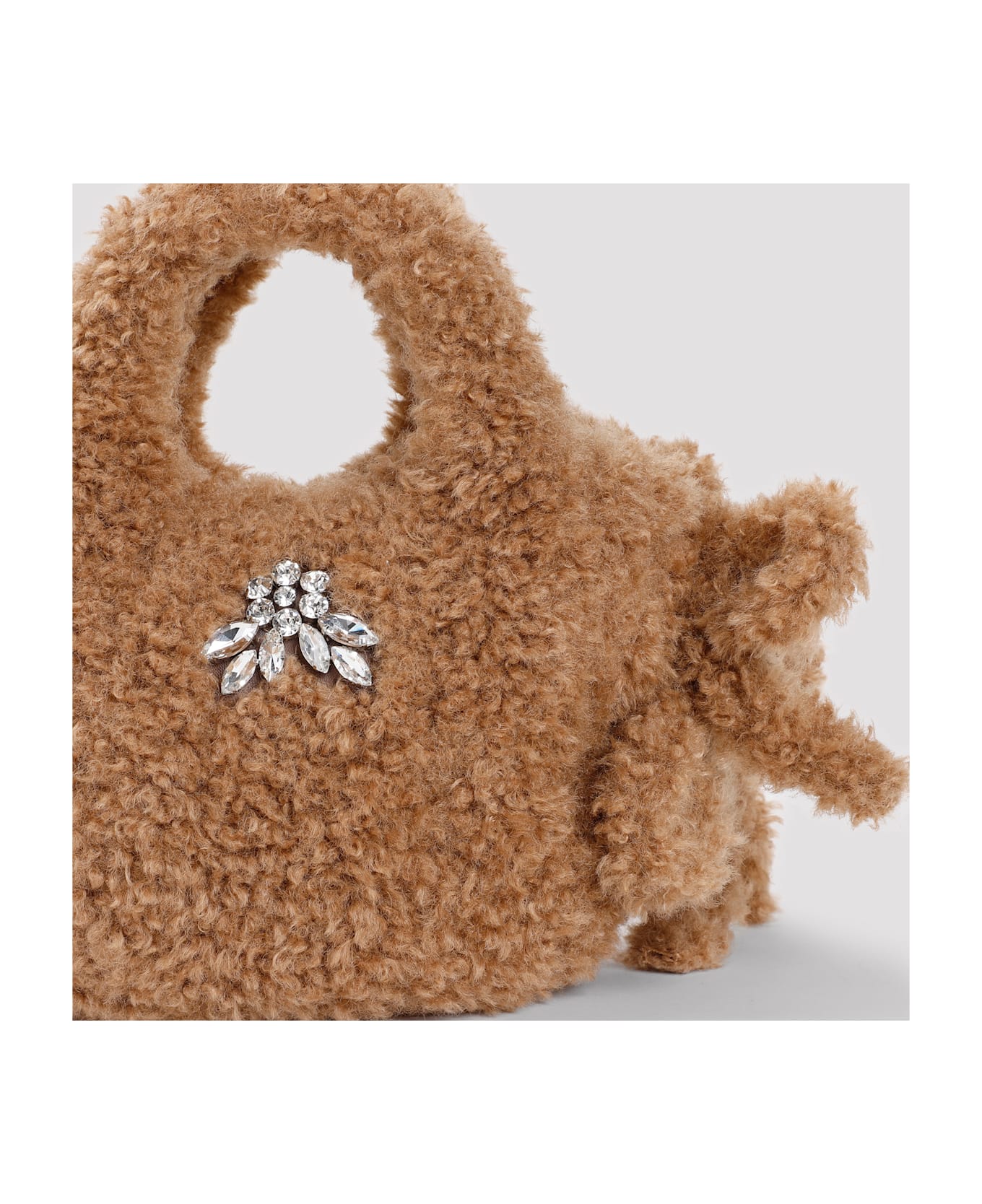 【Simone Rocha】 Baby Egg teddy tote bag Baby Egg teddy tote bag in brown - Simone Rocha | Mytheresa