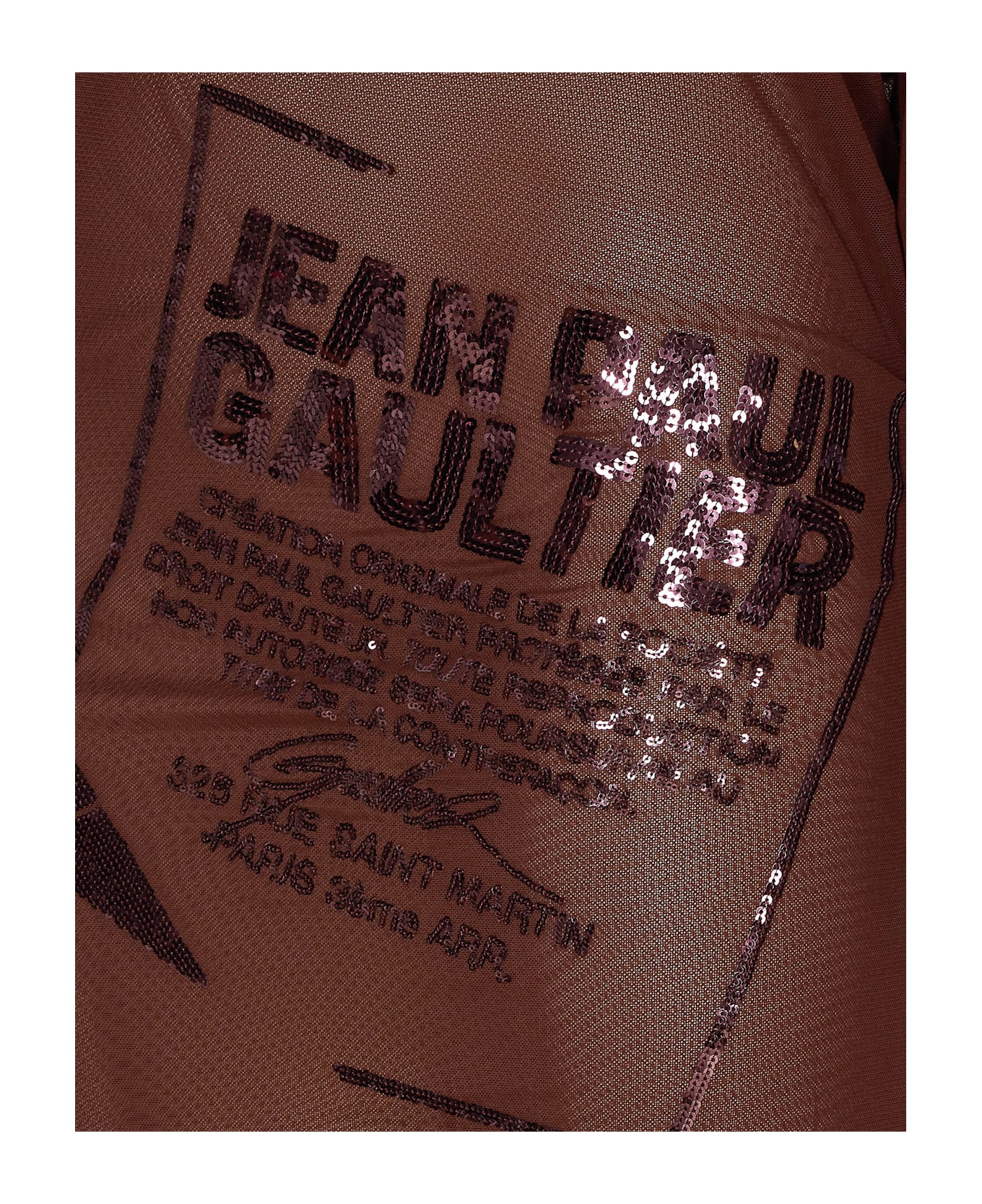 Jean Paul Gaultier The Short Embroidered Dress - Red