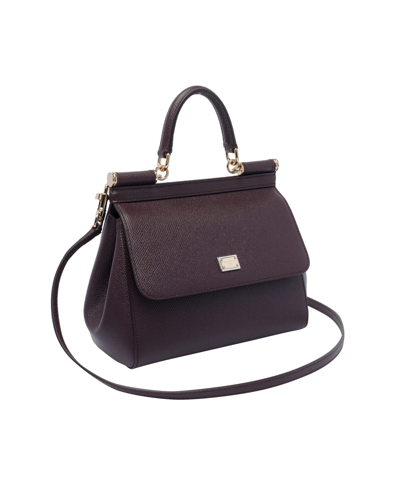 Dolce 
Gabbana Medium Sicily Handbag - Brown