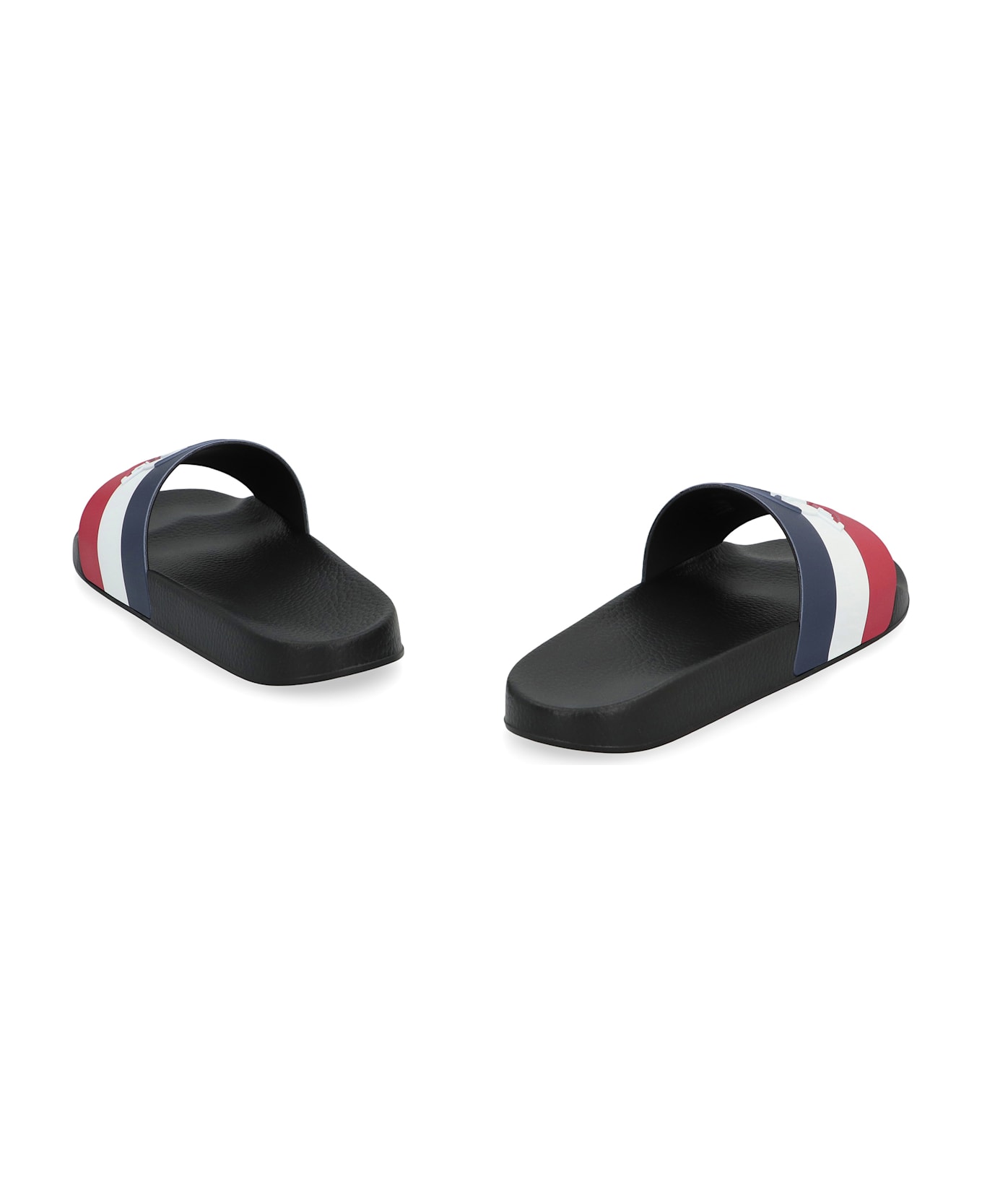 Moncler Basile Rubber Slides - black