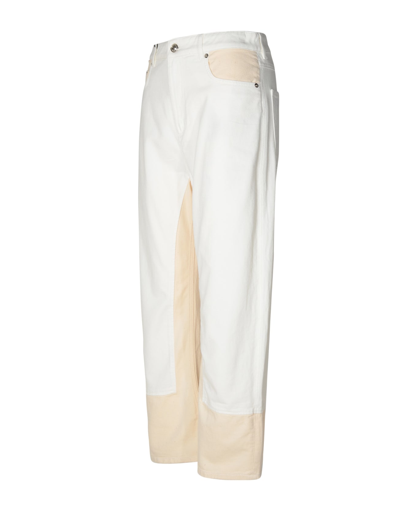 SportMax Zenica' White Cotton Pants - White