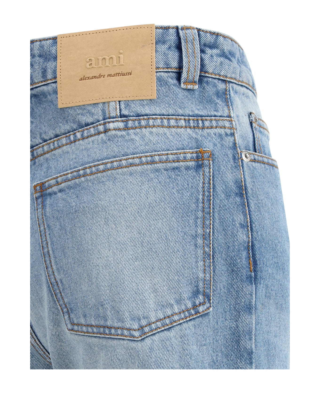 andie　　ami alexander mattiussi Ami Alexandre Mattiussi T-shirt with embroidered logo