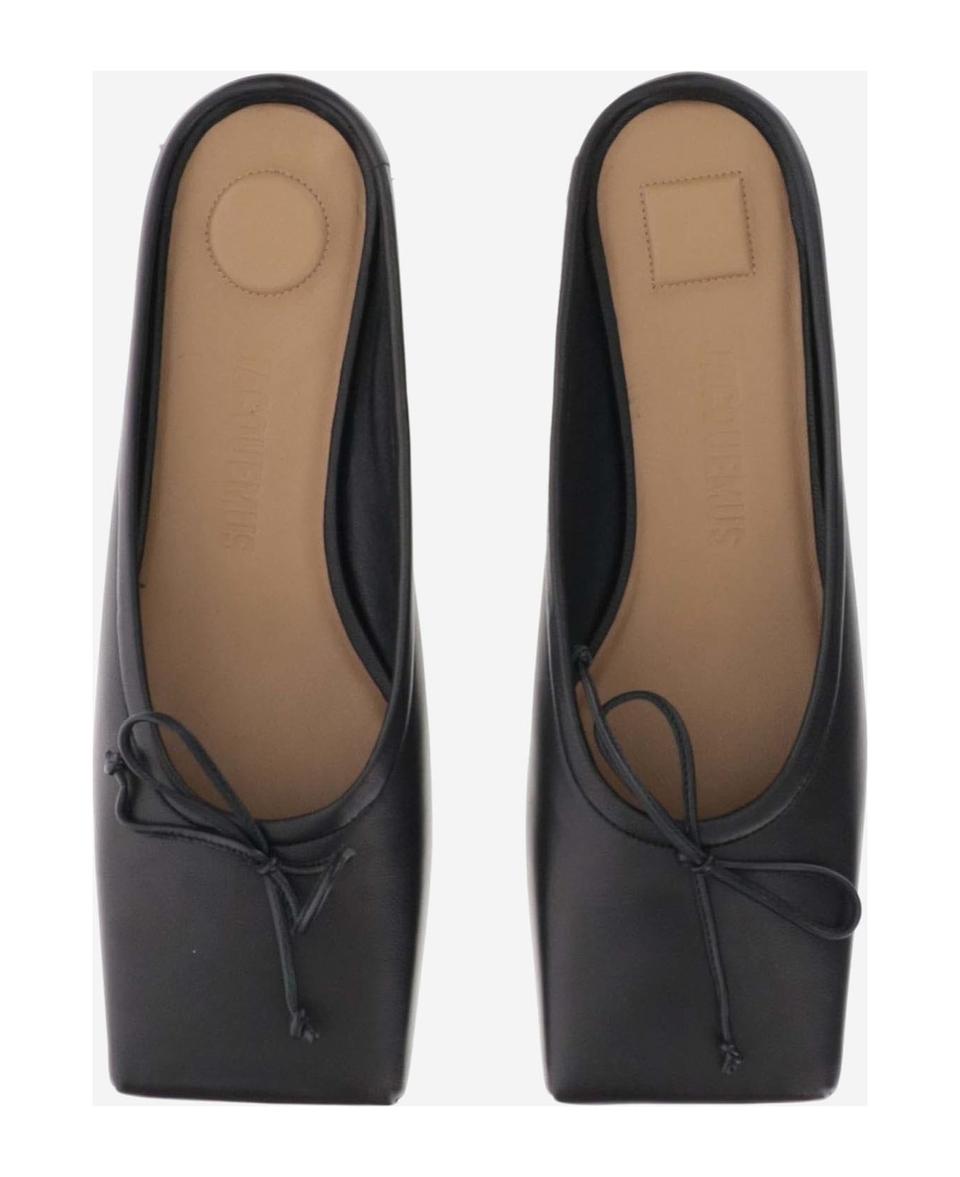 Jacquemus Les Mules Plates Ballet Flats - Black