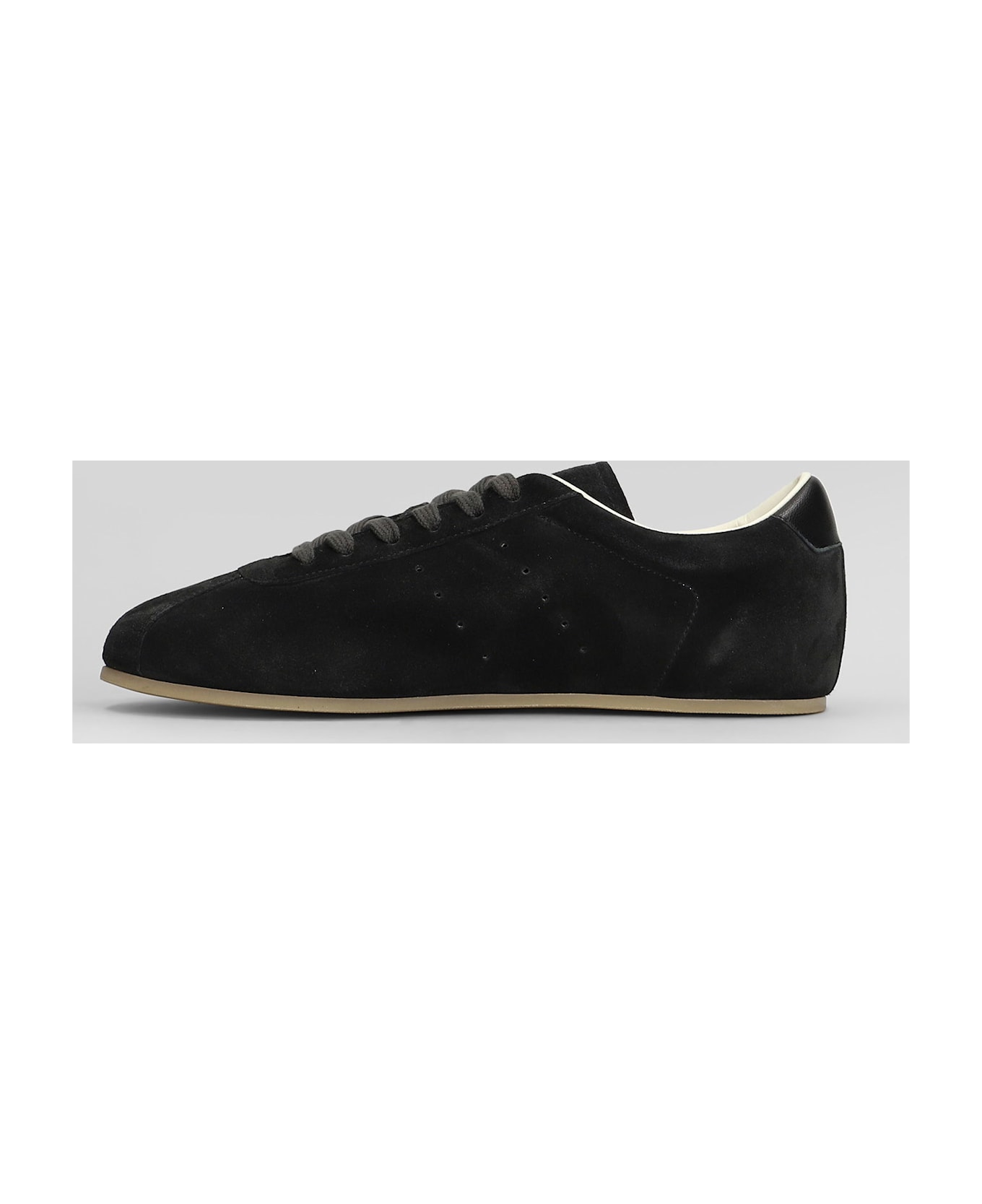 Common Projects Driving Sneakers In Black Suede - black