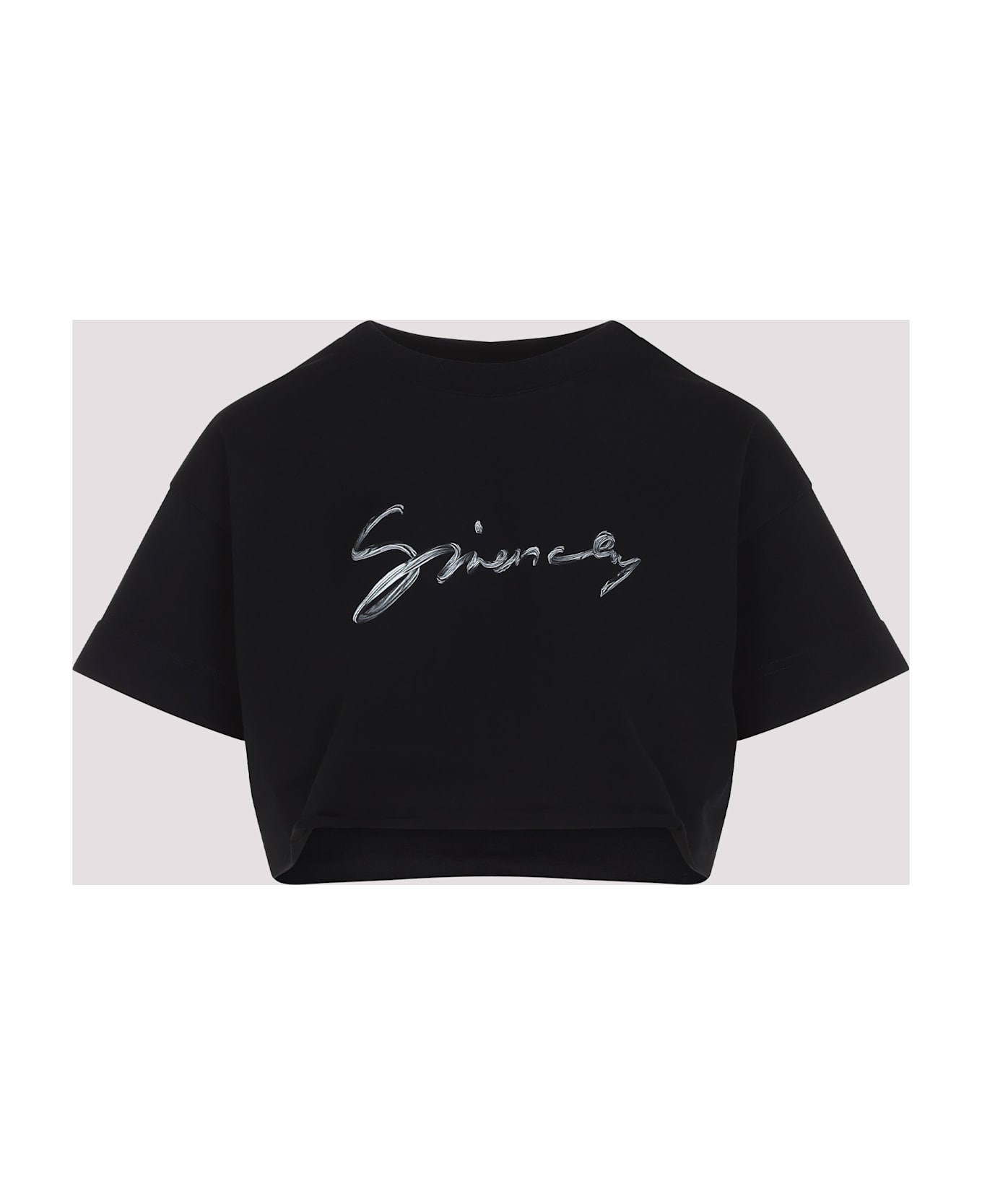 Givenchy 
cropped
 T-shirt - Black