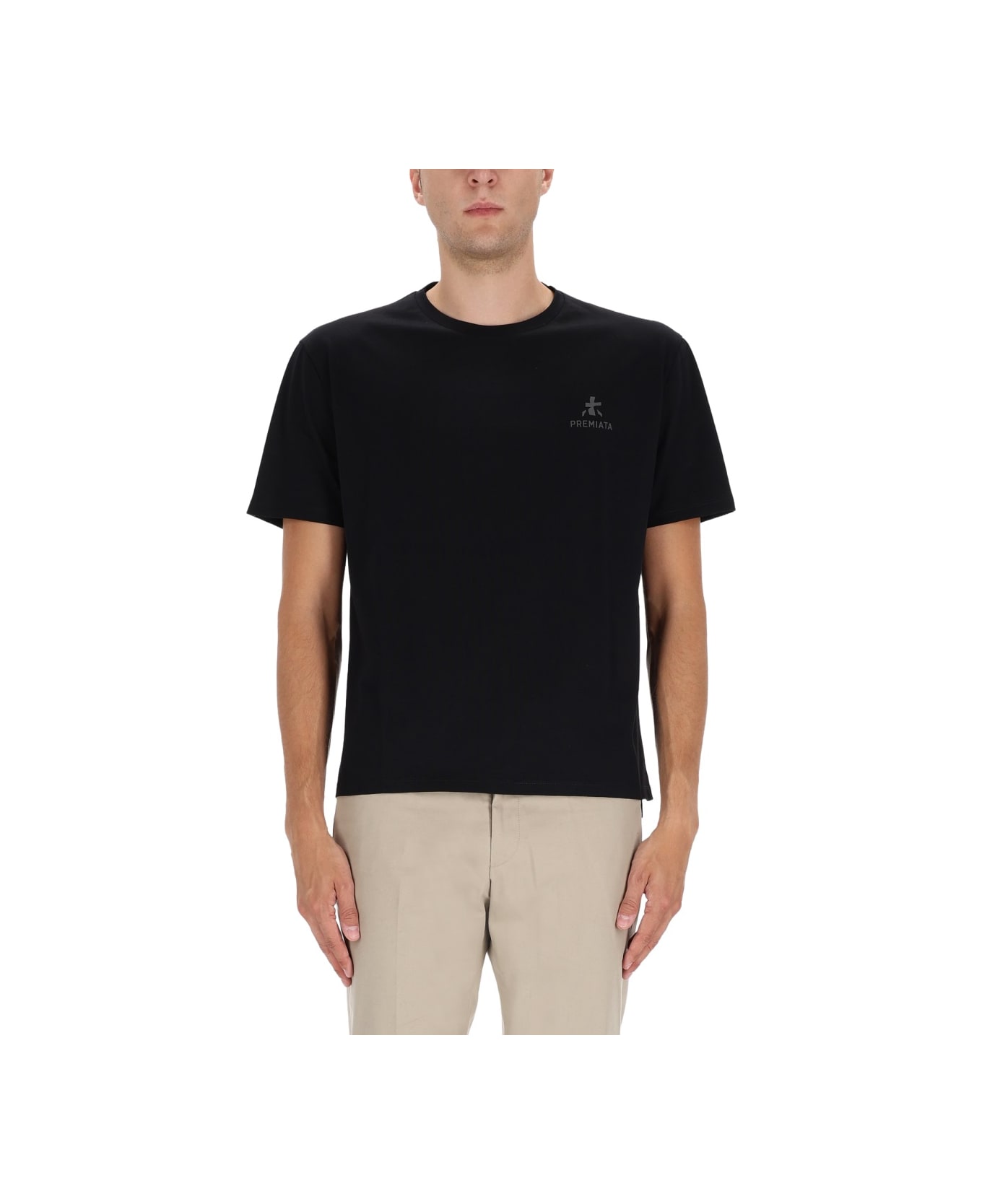 Premiata T-shirt With Logo - BLACK