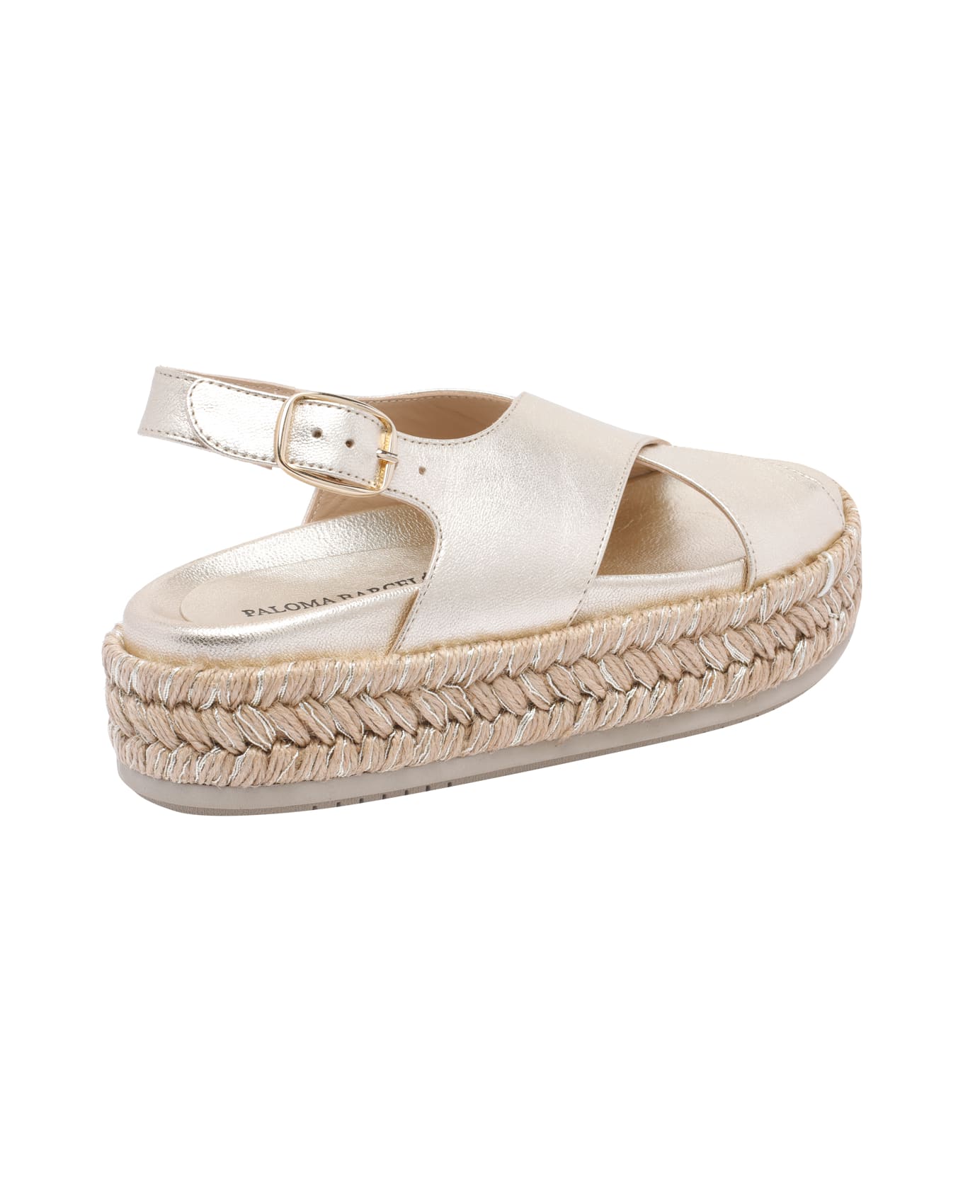 Paloma Barceló Francia Wedges - Golden