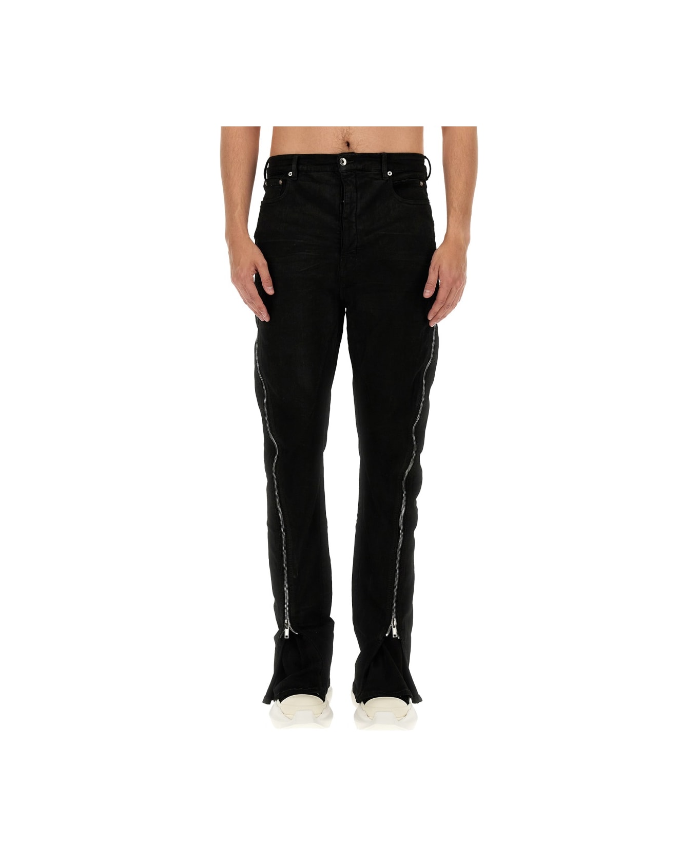 DRKSHDW Jeans With Zip - Black
