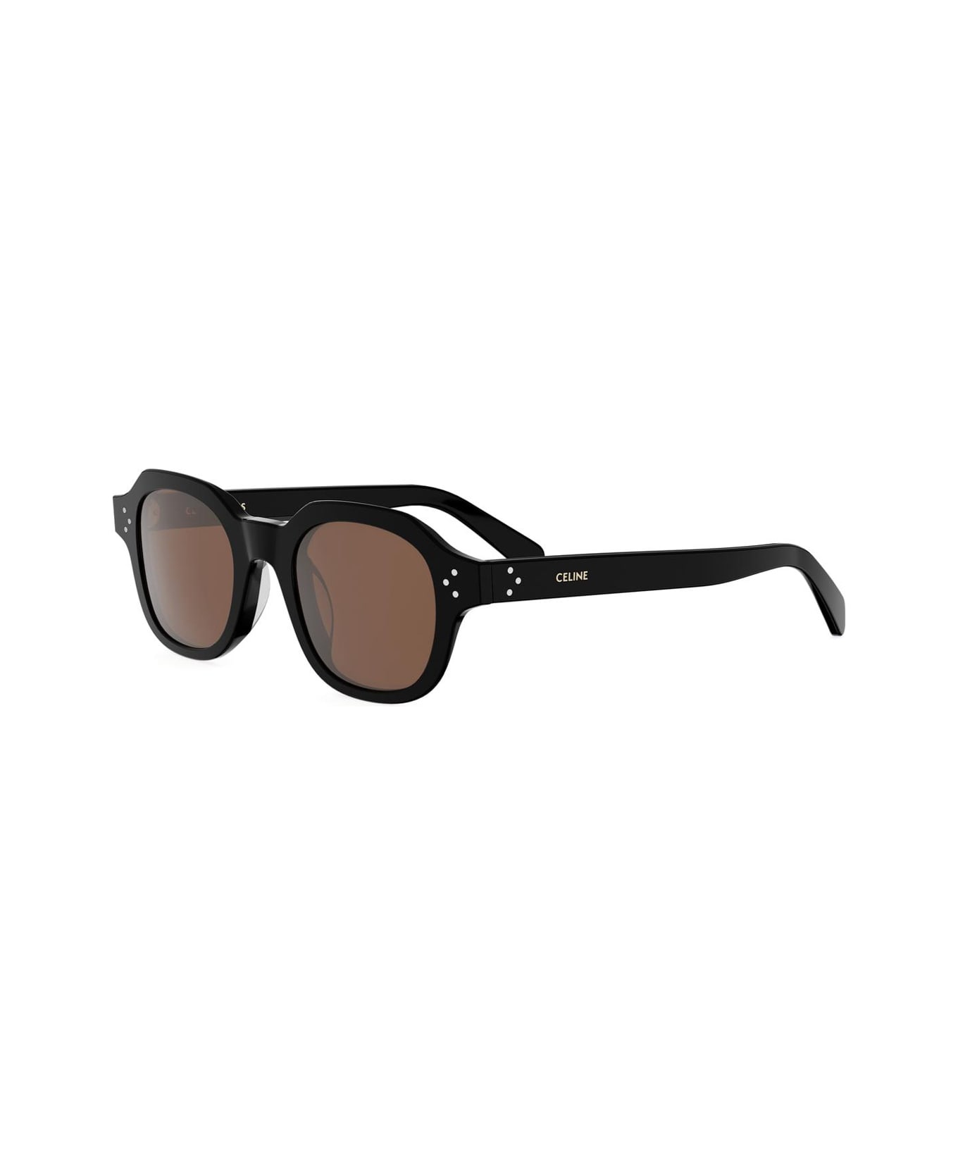 Celine Cl40326u Celine 3 Dots Hd 01e Nero Sunglasses - Nero