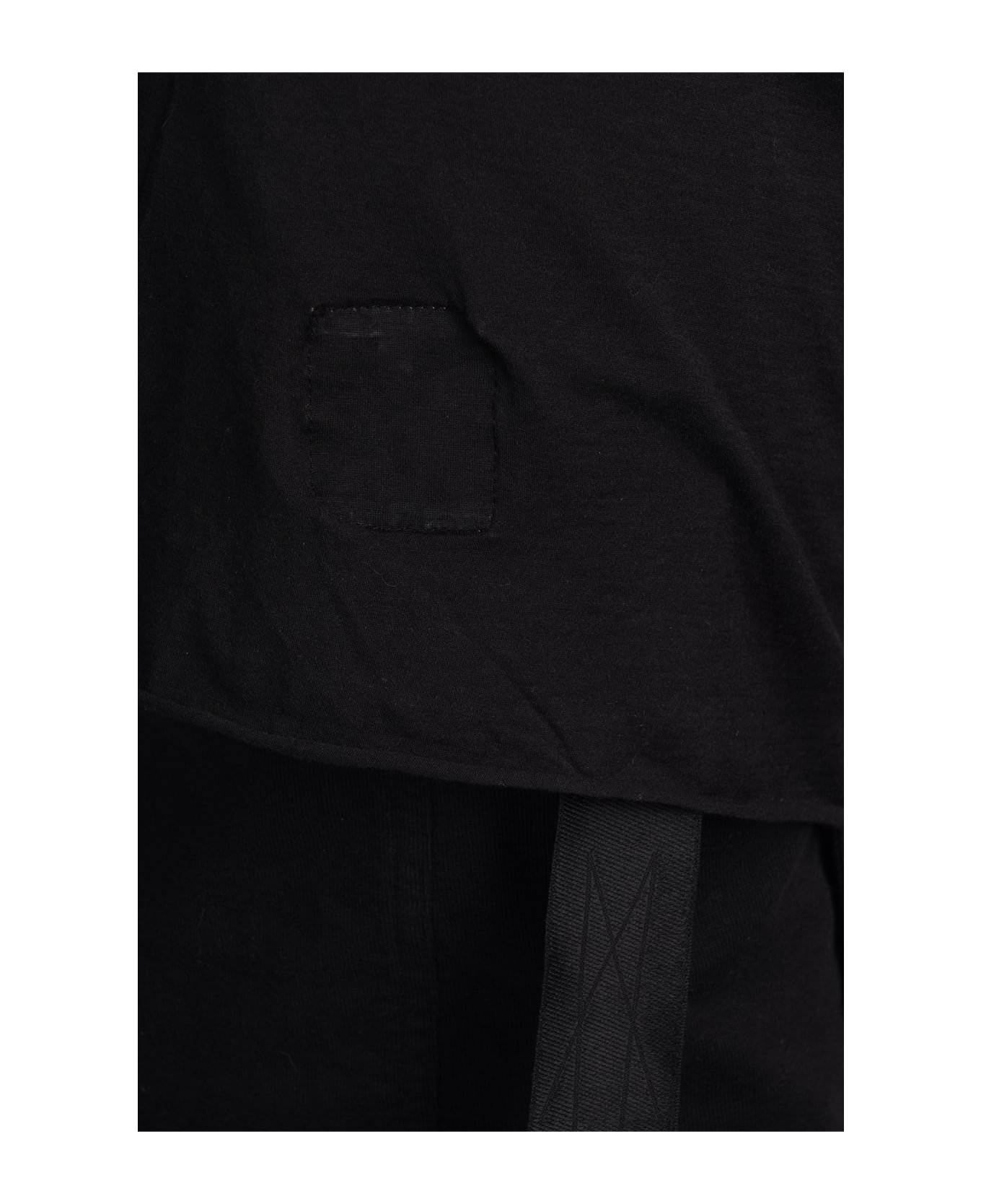 DRKSHDW Halter T Topwear In Black Cotton - black