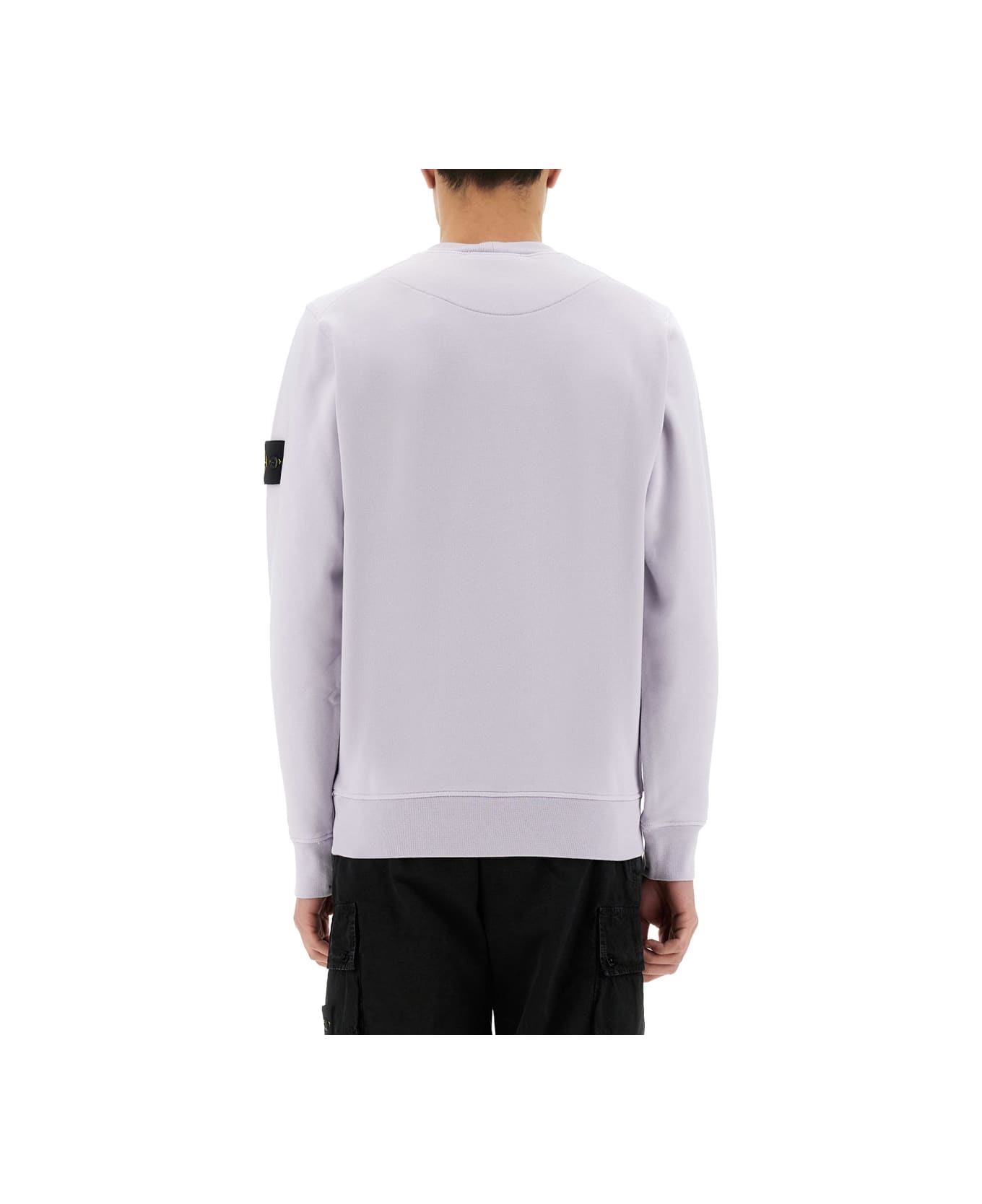 Stone Island Cotton Sweatshirt - LILAC
