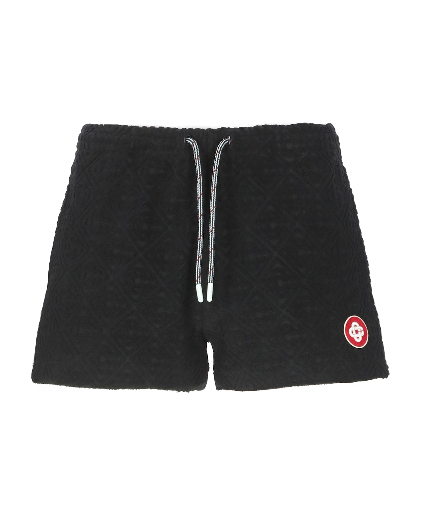Casablanca Woman Towelling Shorts - Black