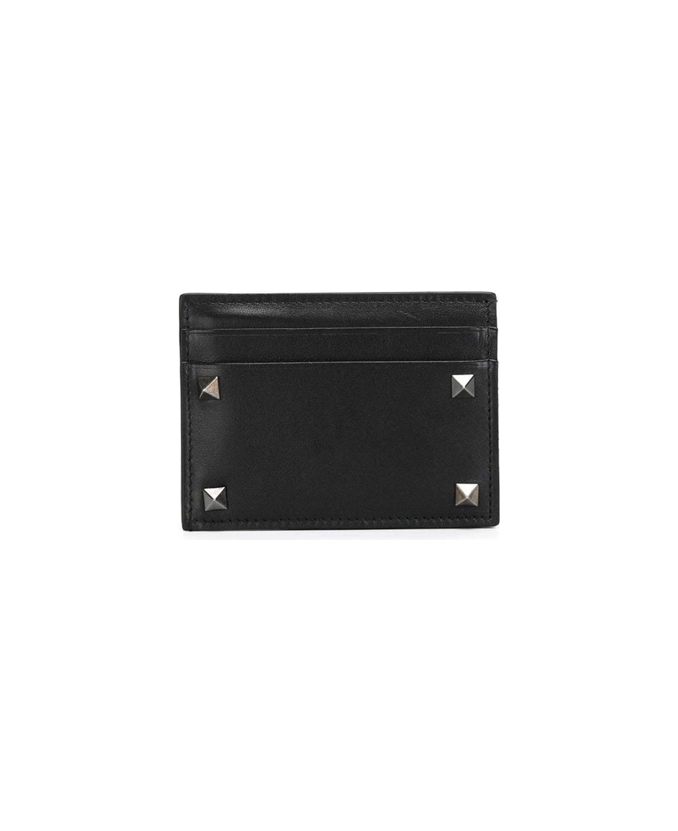 Valentino Garavani Garavani Rockstud Card Holder - Black