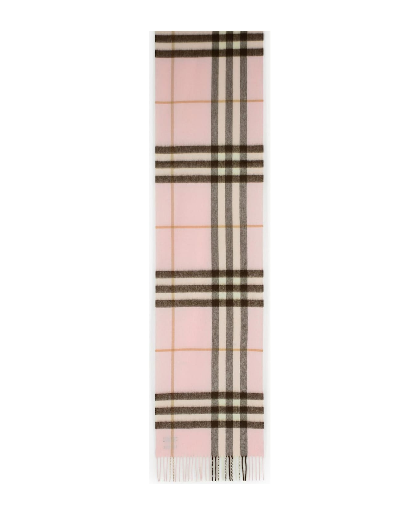 Burberry Pink Cashmere Scarf - PINK