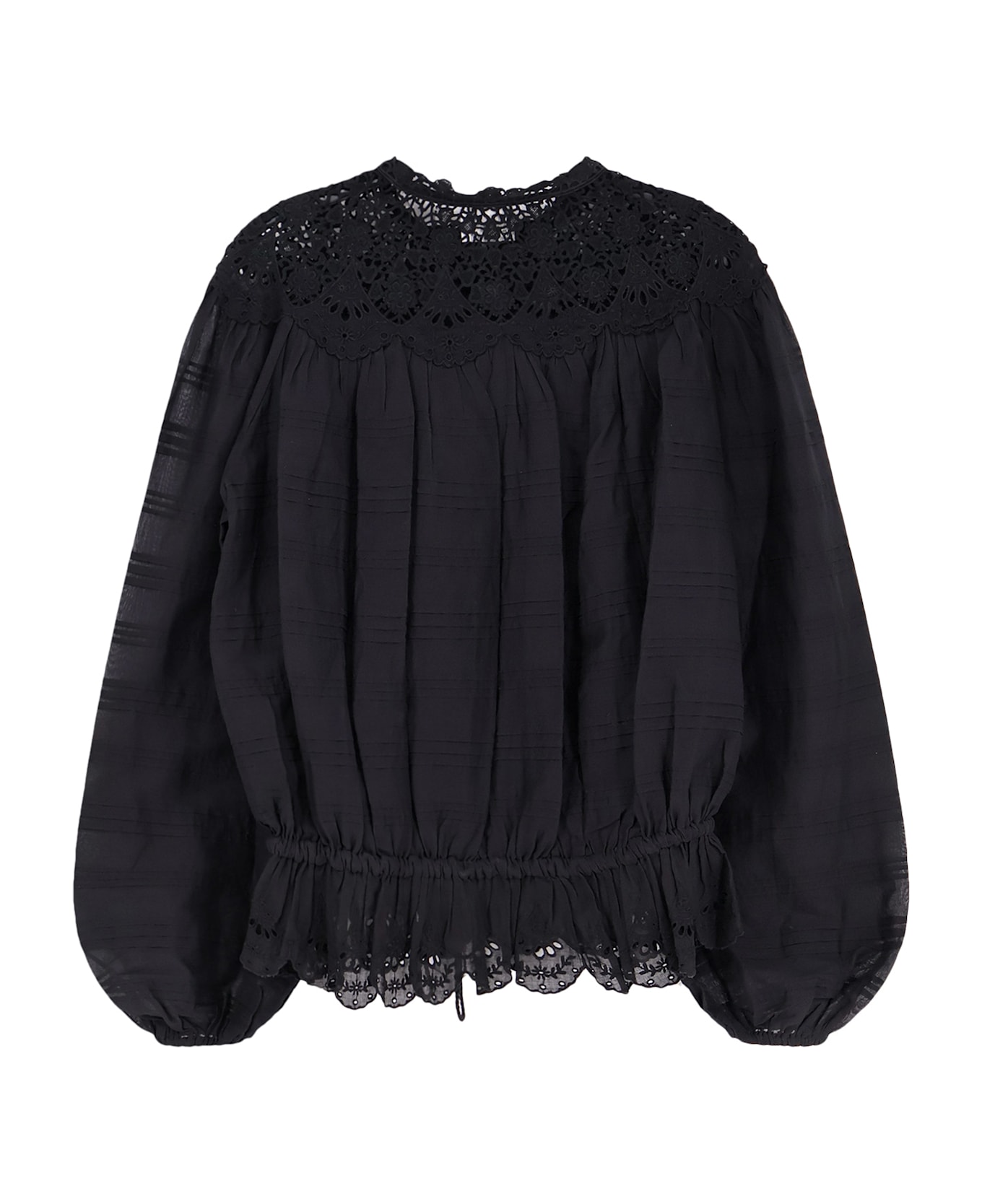 Marant Étoile Polly Organic Cotton Shirt - Black