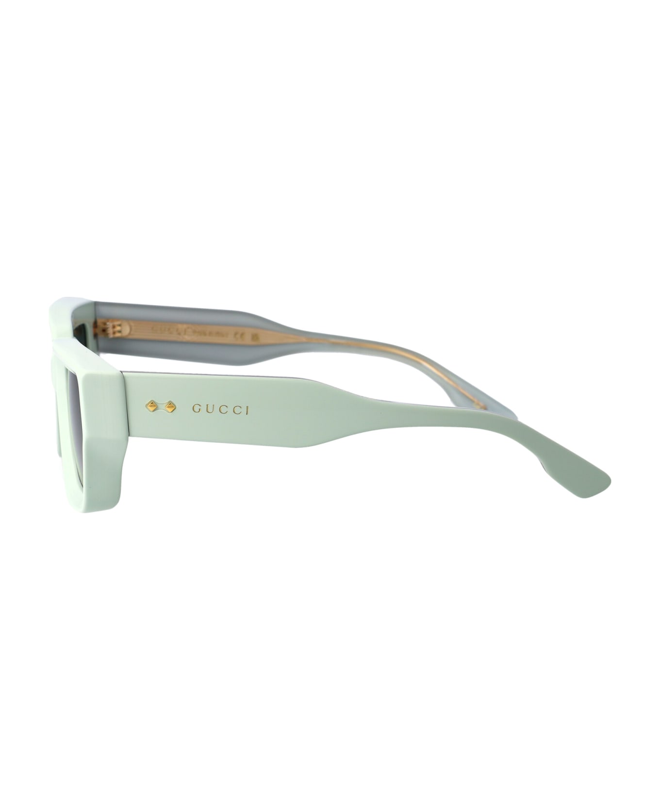 Gucci Eyewear Gg1529s Sunglasses - 003 GREEN GREEN GREY