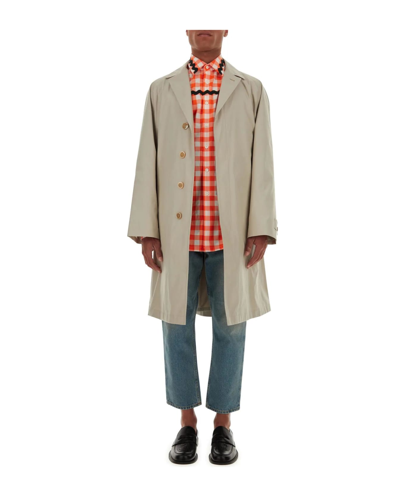 Prada Cotton Blend Overcoat - F0A08