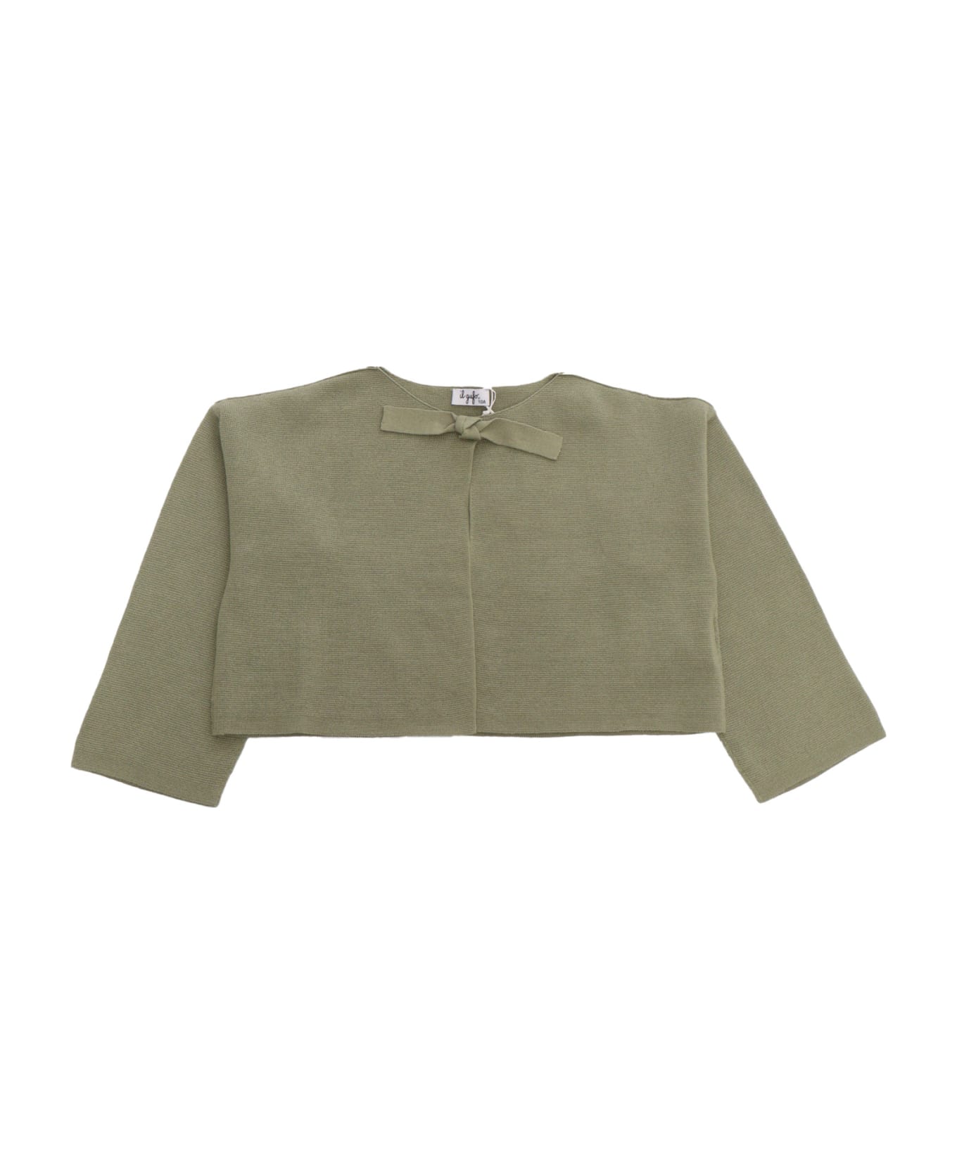 Il Gufo Military Green Tricot Sweater - GREEN