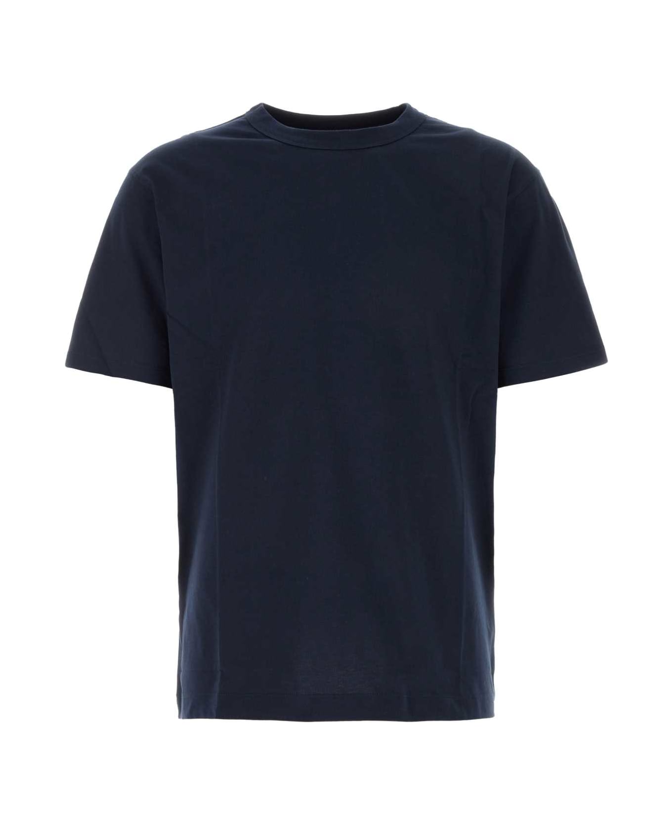Dries Van Noten Midnight Blue Cotton Heer T-shirt - NAVY