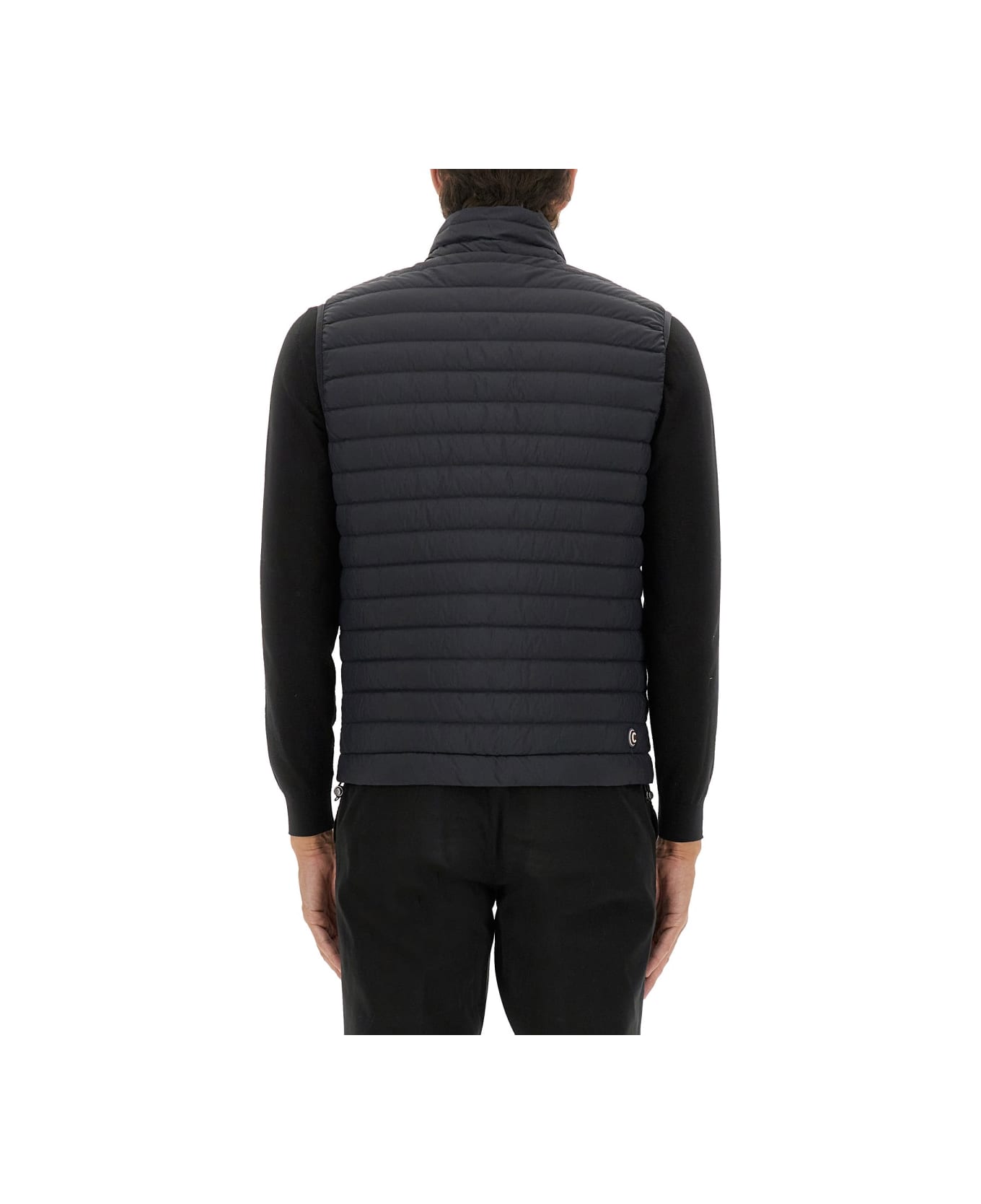 Colmar Lightweight Down Vest With Drawstring - BLACK