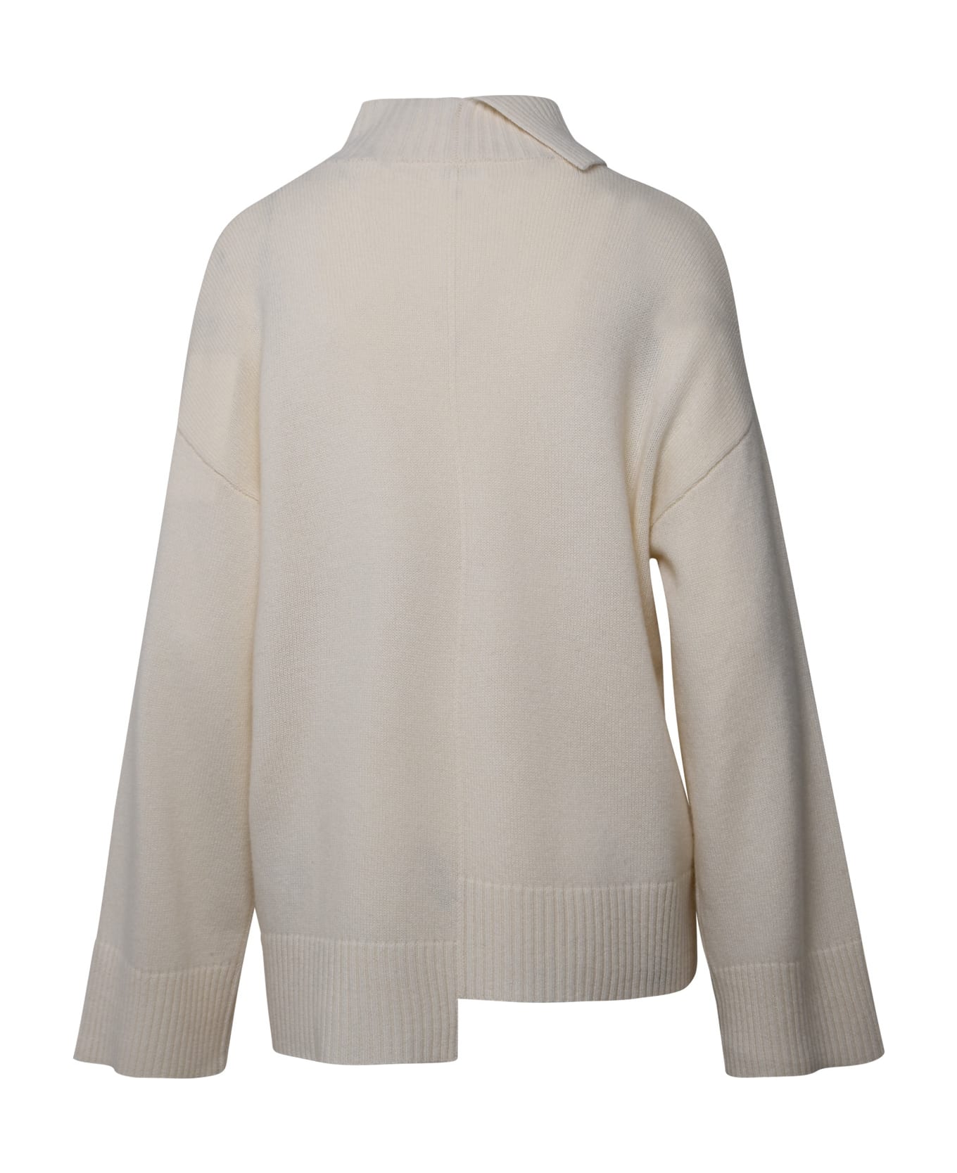 Parosh Cream Cashmere Blend Sweater - Cream ニットウェア