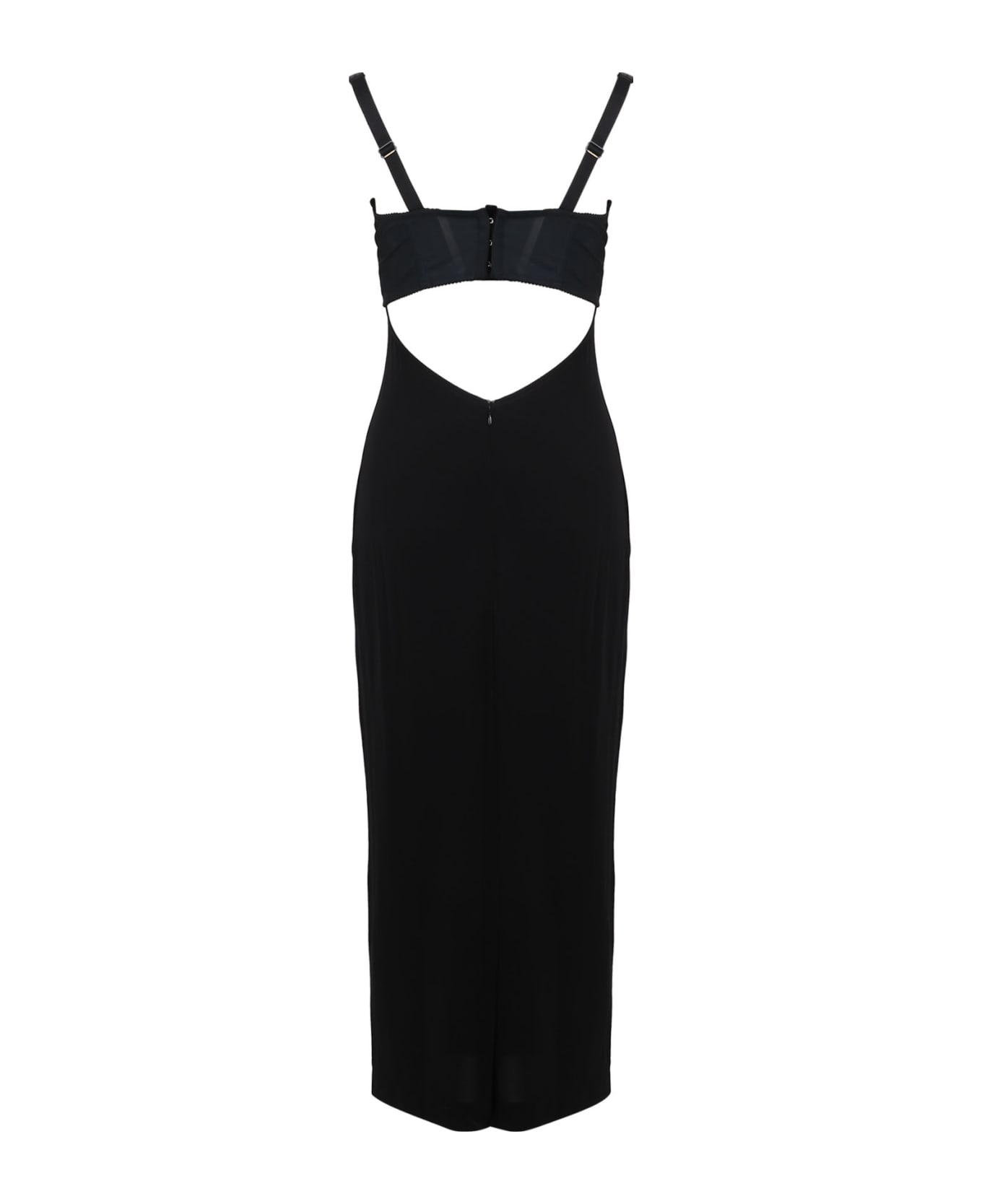Dolce & Gabbana Fitted Pencil Dress - Black