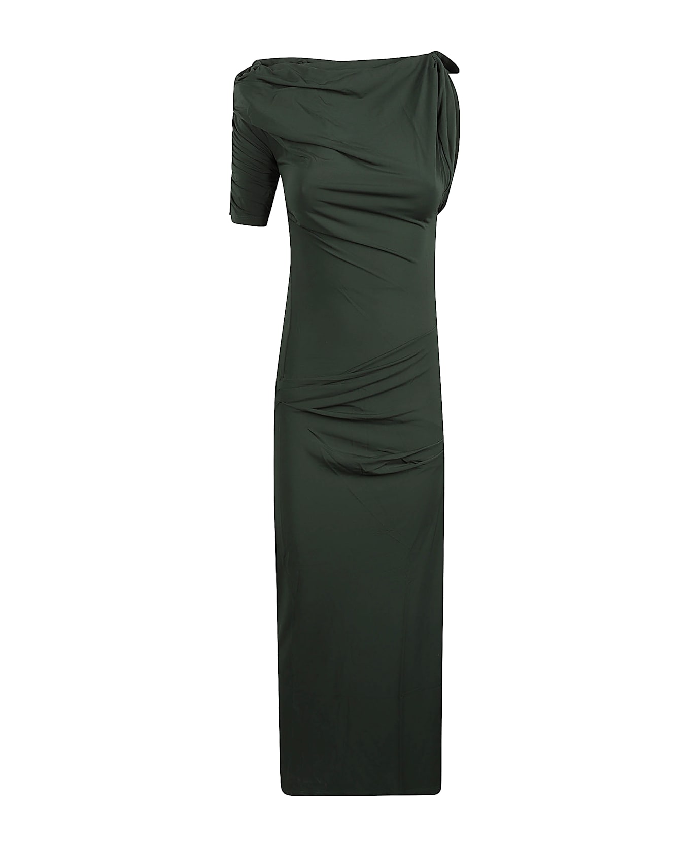 Jacquemus Long-length One-sleeve Dress - Verde