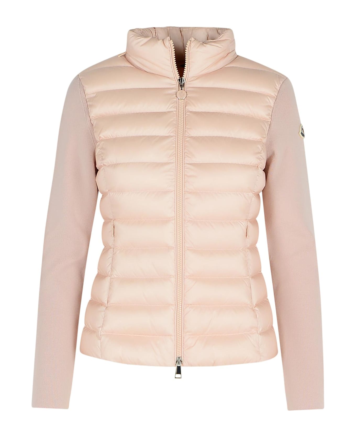 Moncler Two-material Cardigan - Black