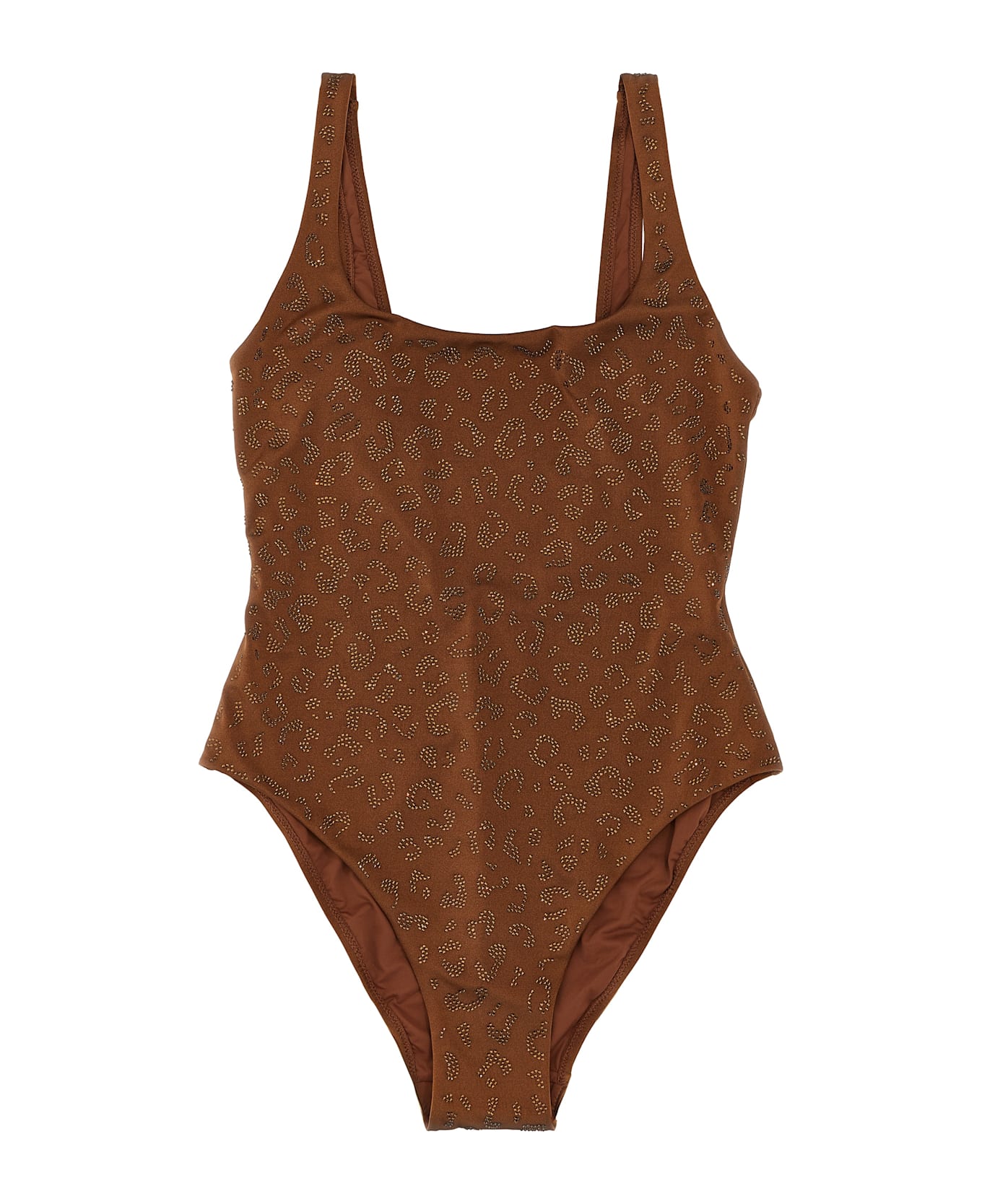 MC2 Saint Barth 'lora' One-piece Swimsuit - Brown
