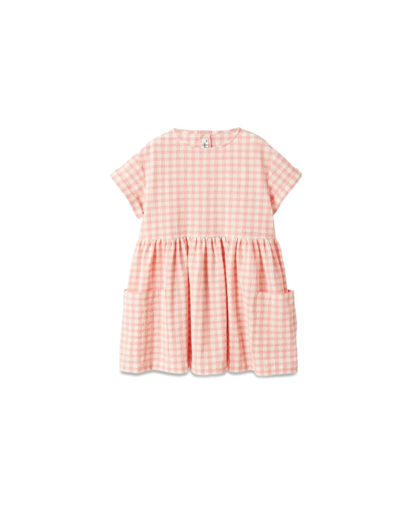 Il Gufo Dress M/short - PINK
